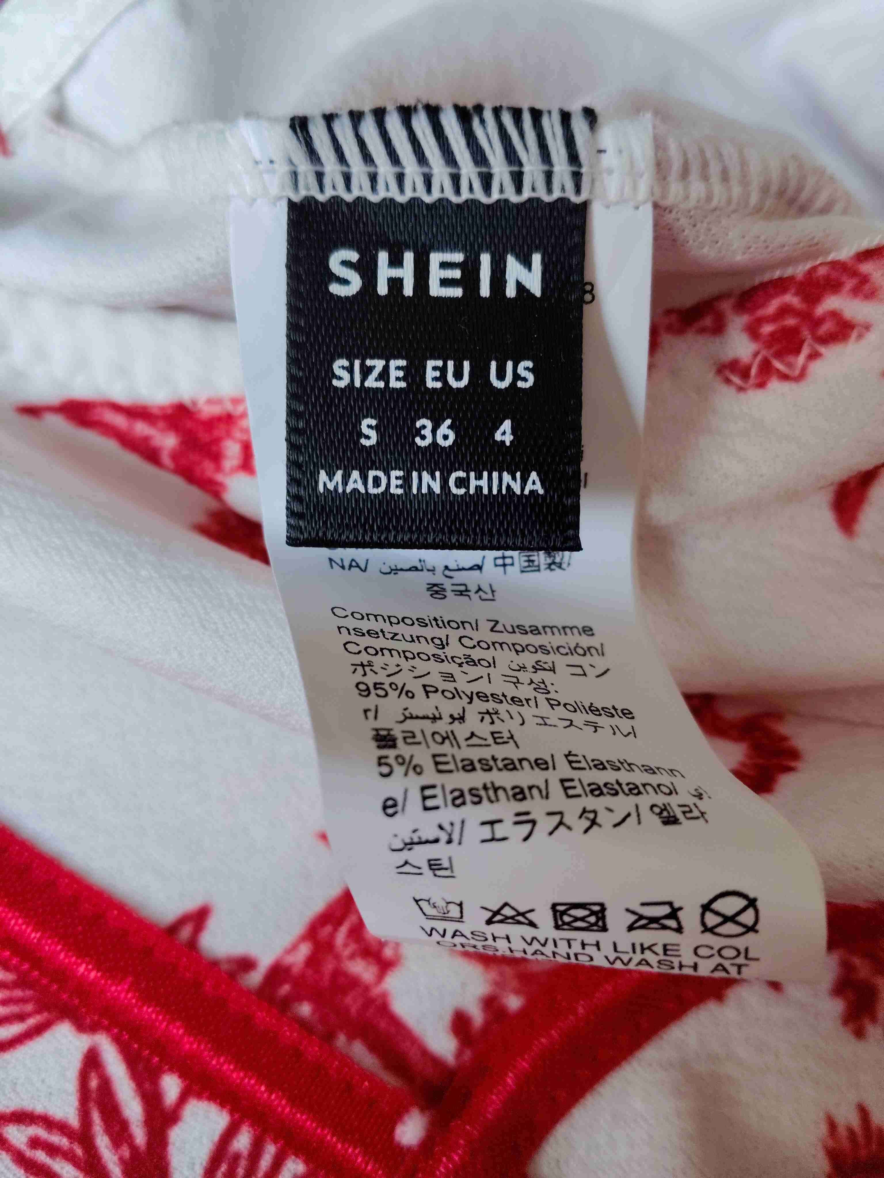 Corset estampado rojo y blanco - miniatura 2