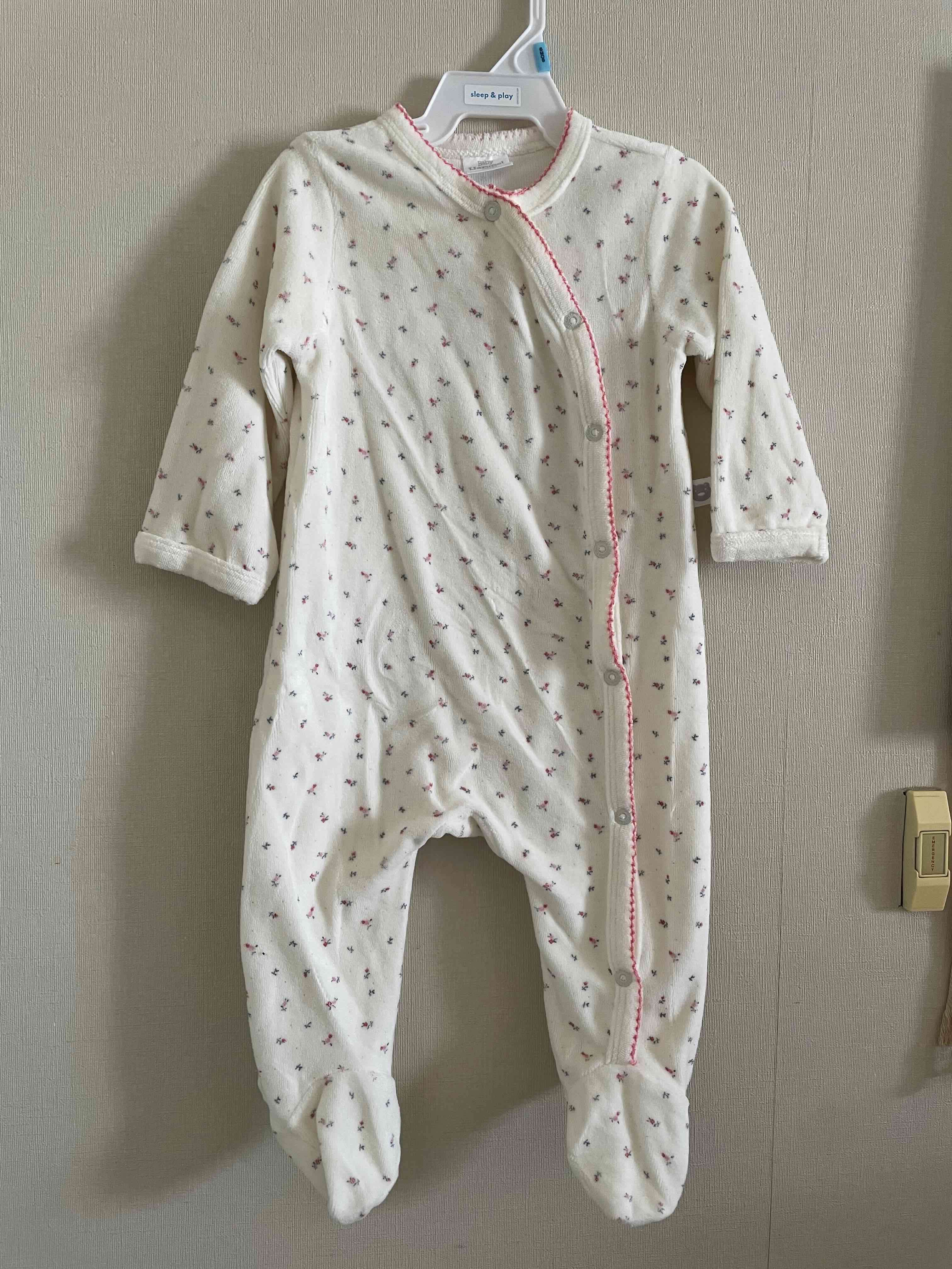 Pijama bebé azul con estampado - miniatura 2
