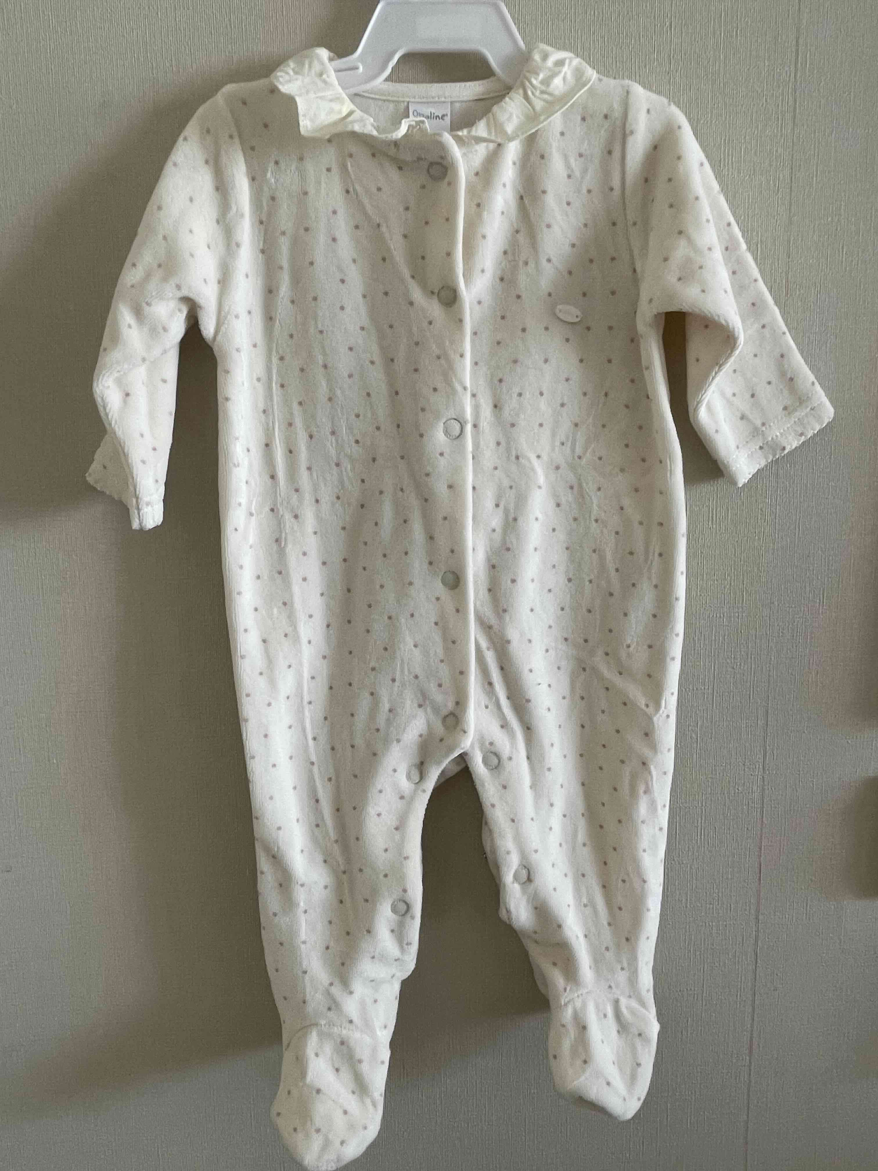 Pijama bebé azul con estampado - miniatura 3