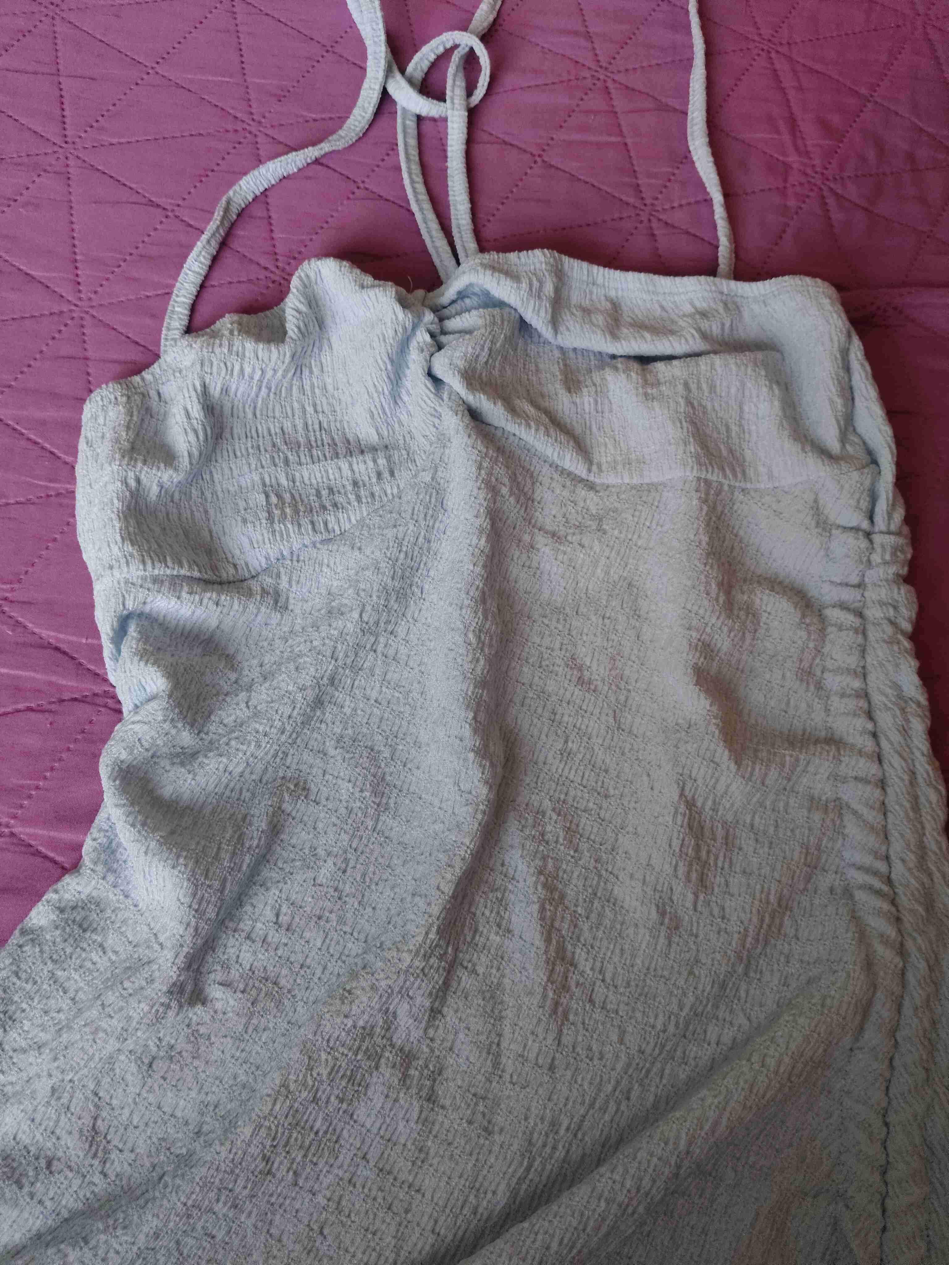 Vestido celeste estilo veraniego - miniatura 3