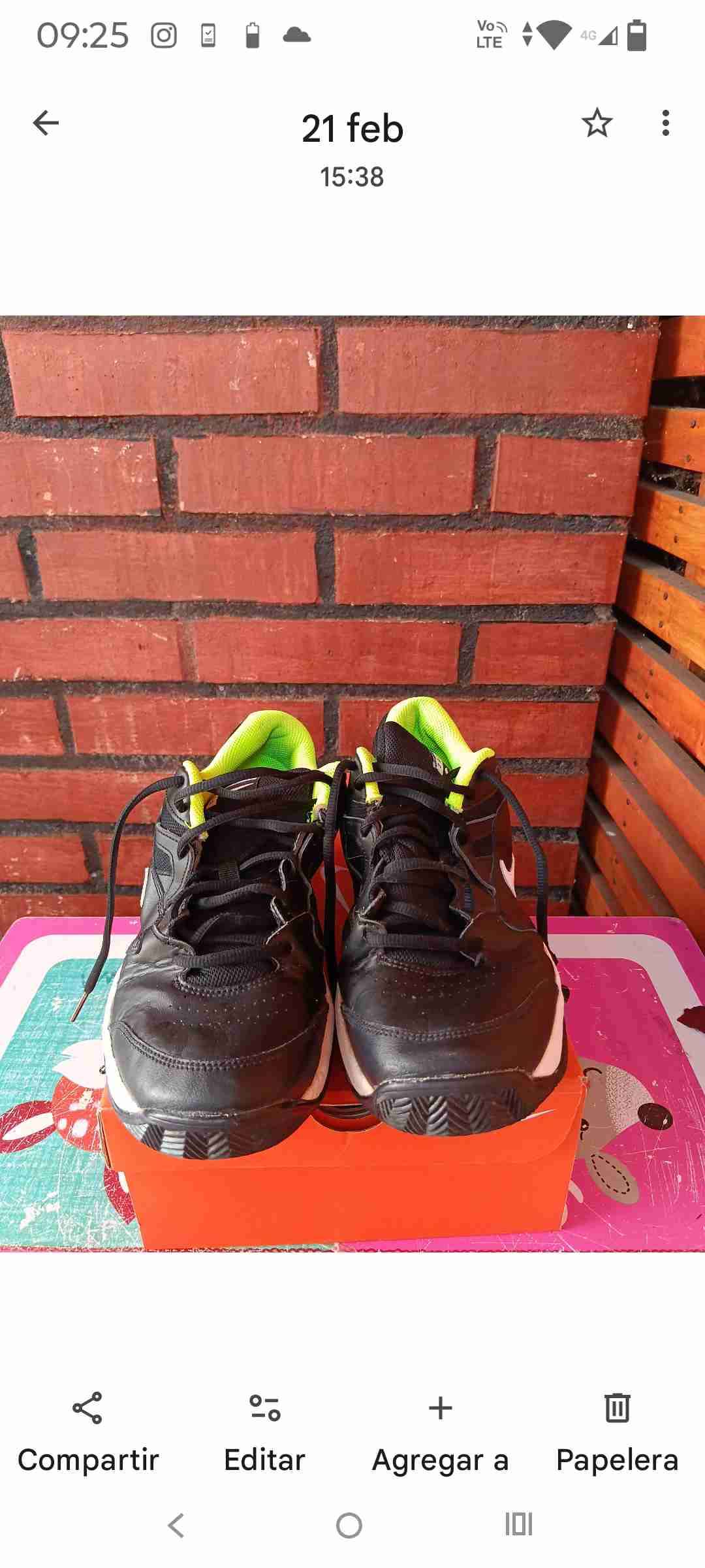 Zapatillas deportivas negras Nike - miniatura 2