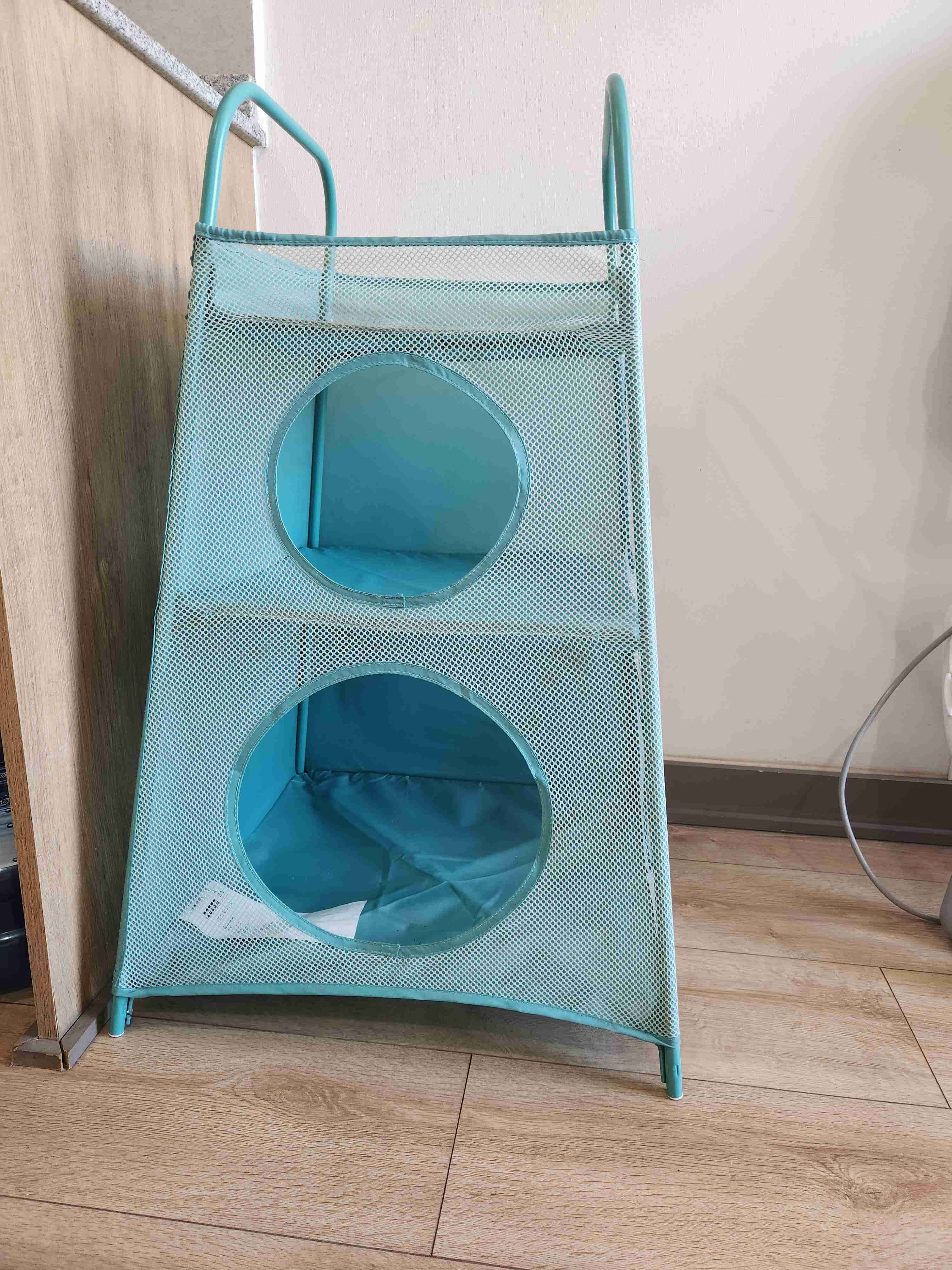 Cubo organizador de juguetes azul IKEA - miniatura 2
