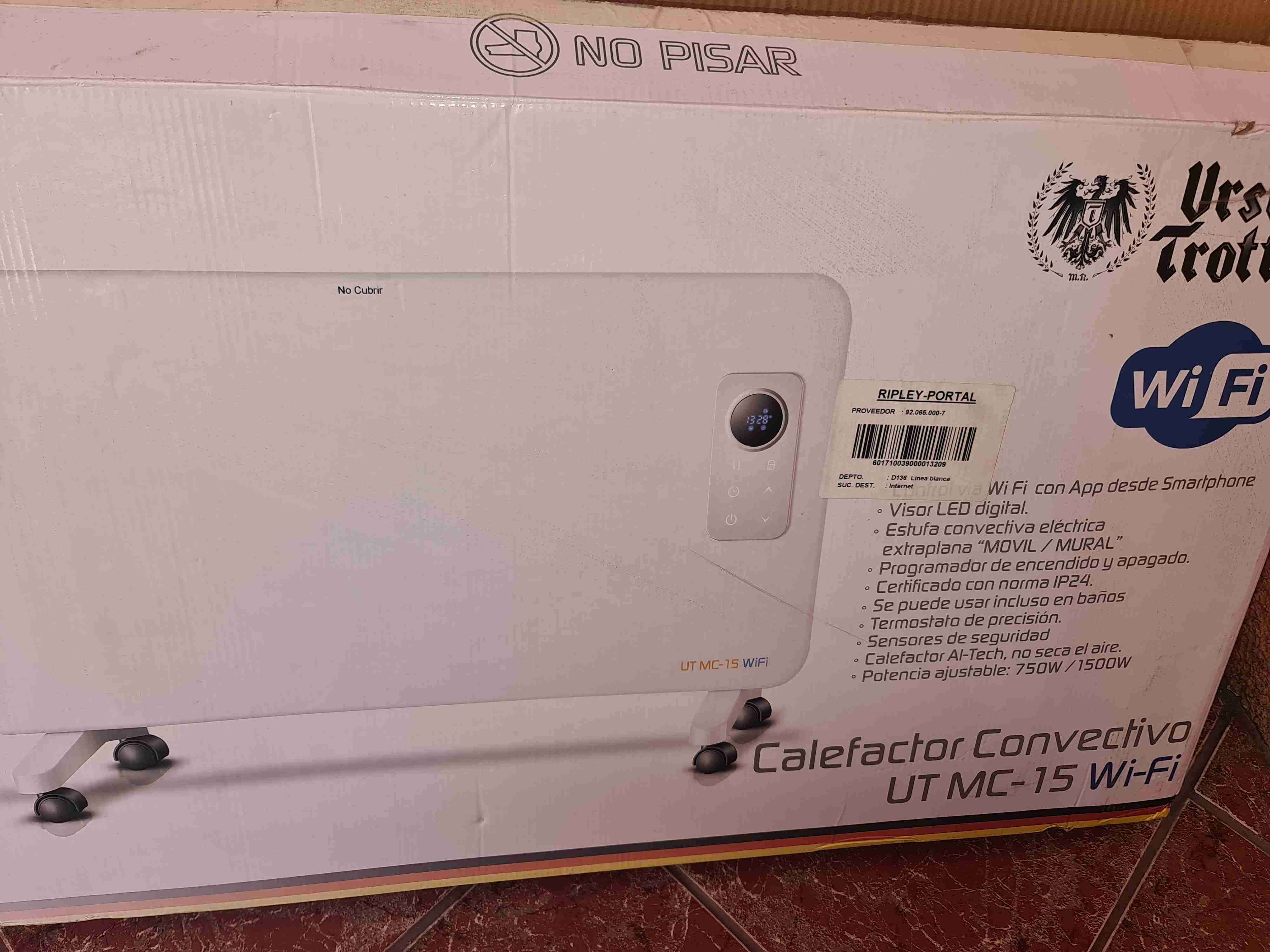 Calefactor Convector Wi-Fi UT MC-15