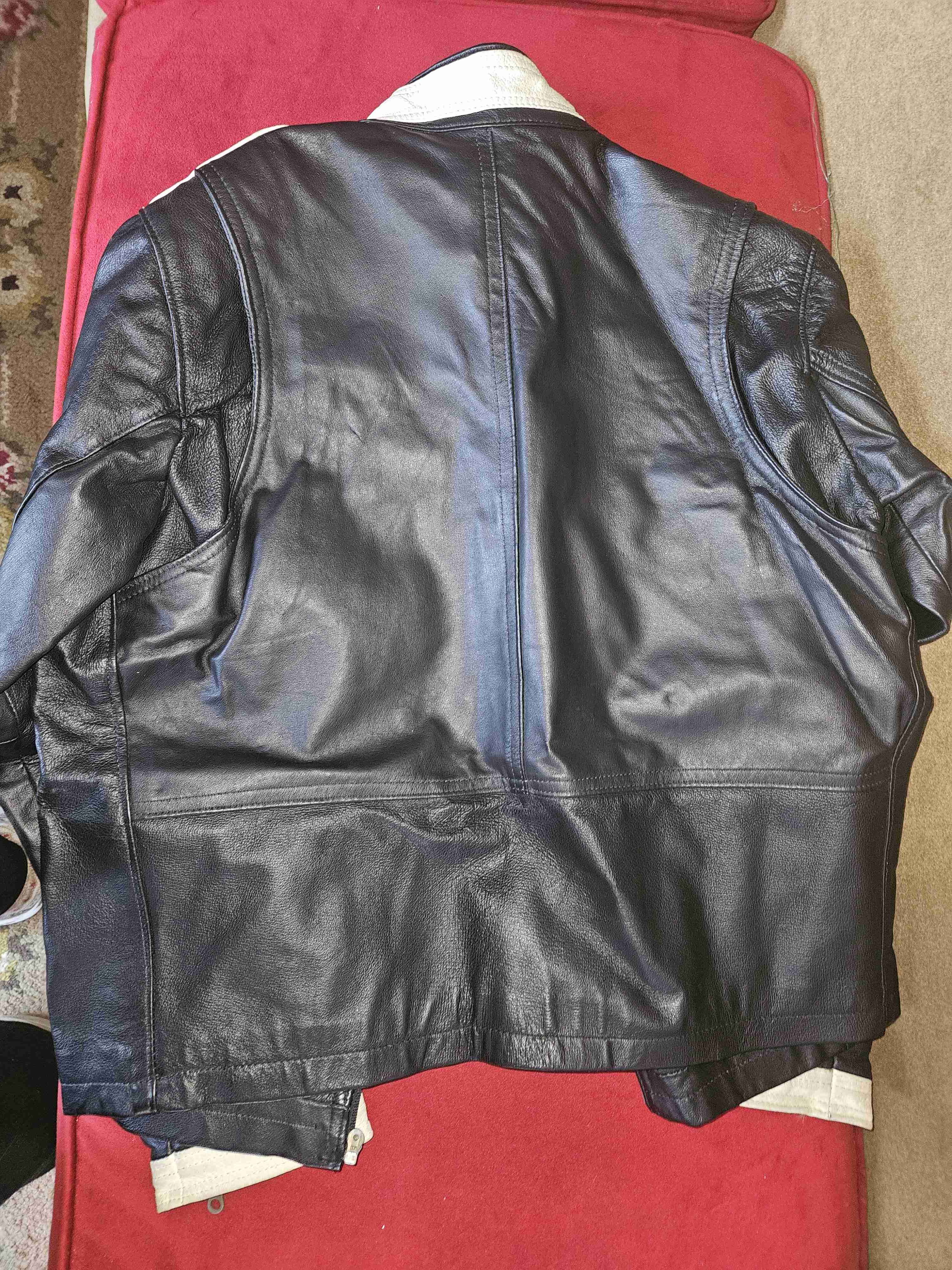 Chaqueta de cuero negro TODO PIEL - miniatura 3