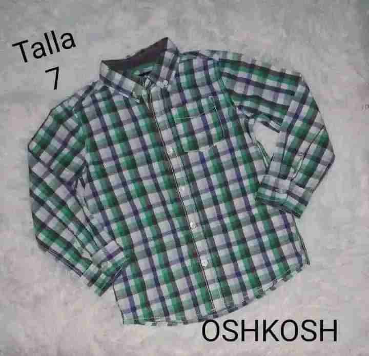 Camisa a cuadros Oshkosh talla 7