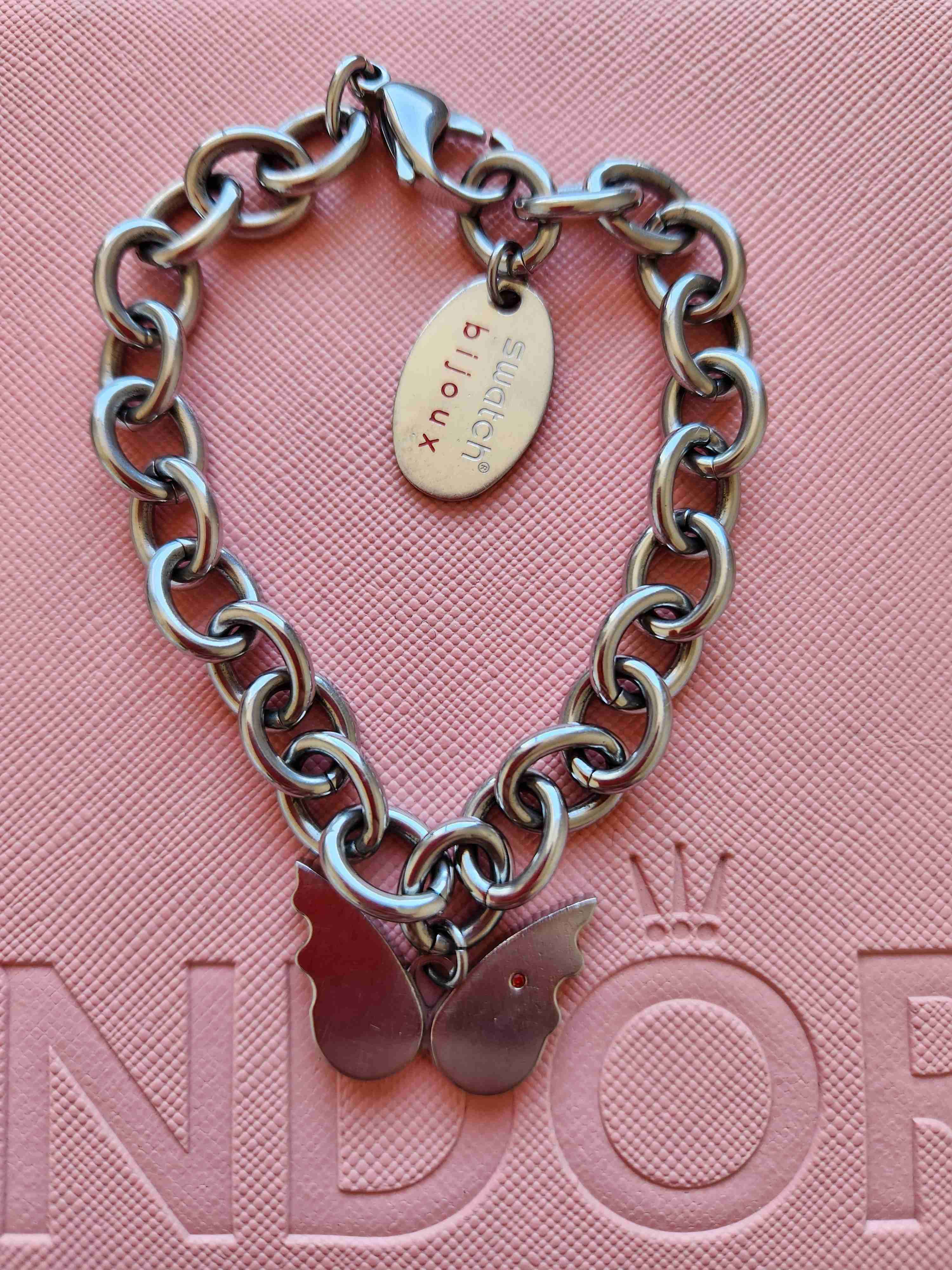 Pulsera Swatch Bijoux plateada original