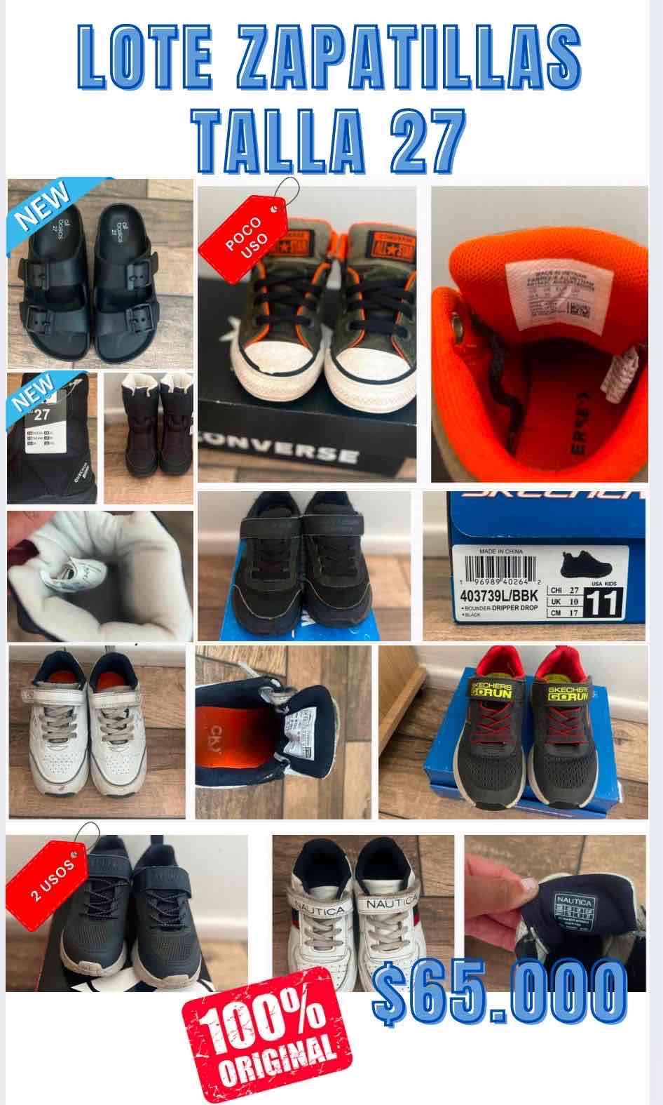 Lote zapatillas talla 27