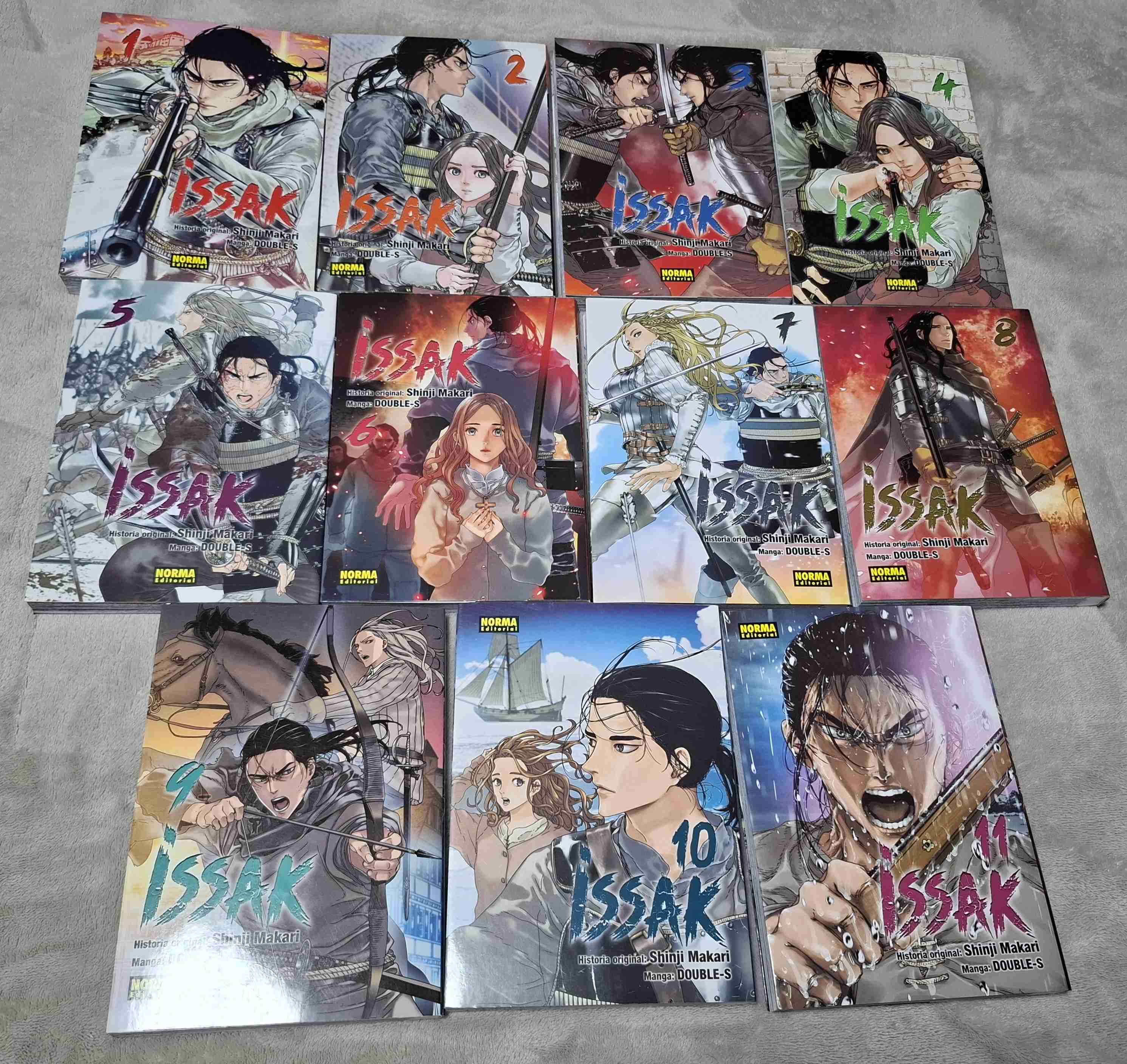 Colección de mangas Issak volúmenes 1-11