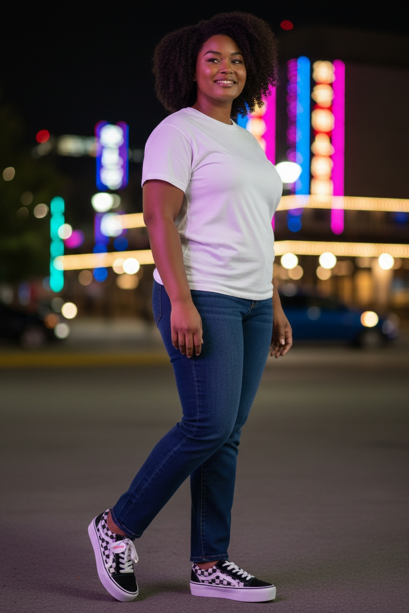 Zapatillas negras de cuadros 36 - miniatura 2