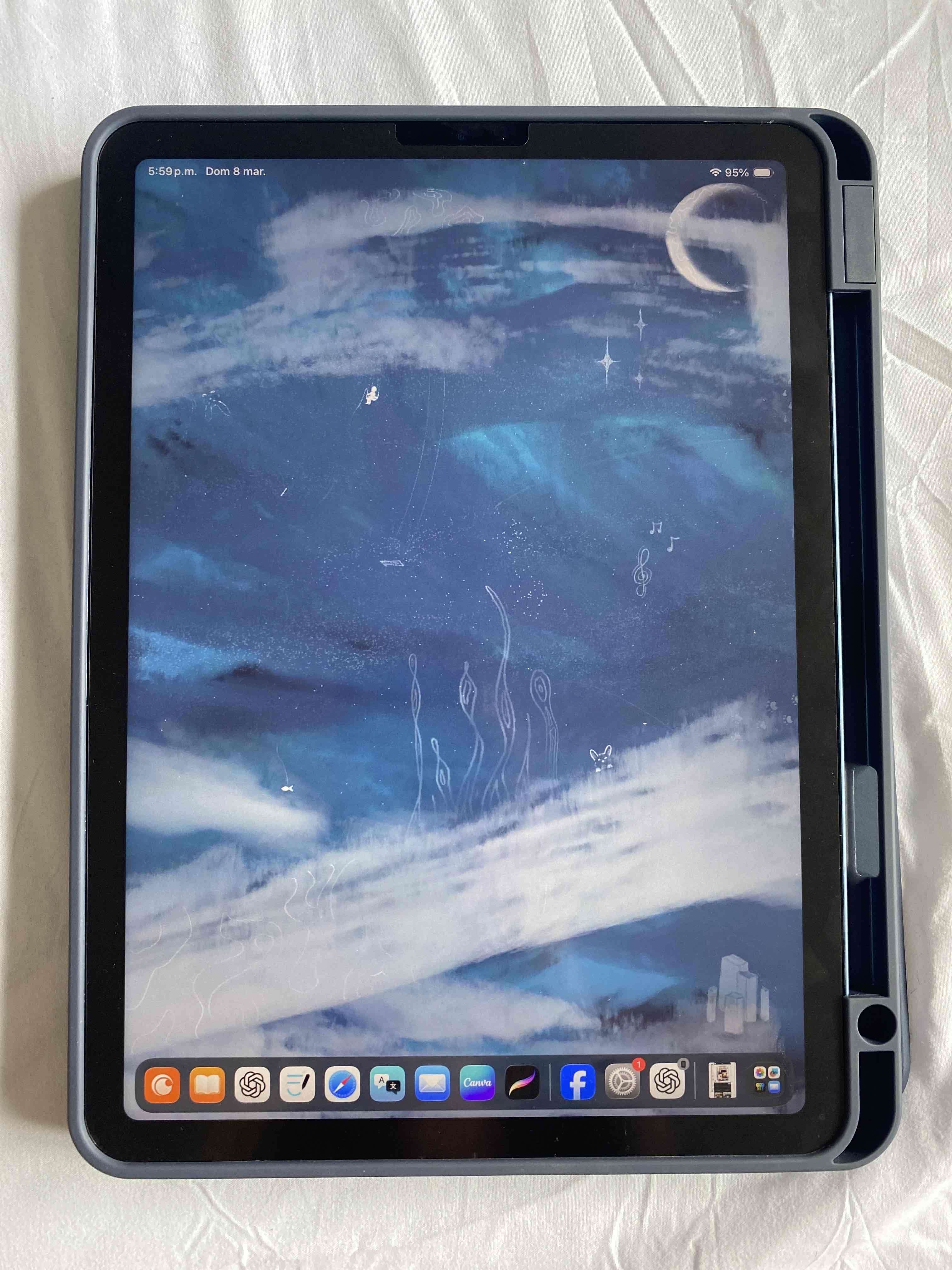 iPad Air 5 generación azul (chip m1) - miniatura 2