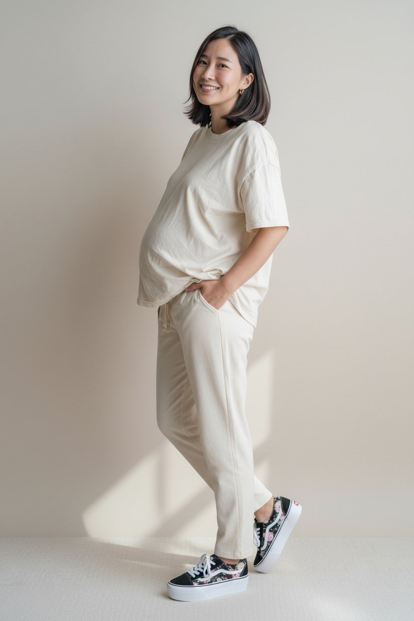 Zapatillas negras con flores 35 - miniatura 3