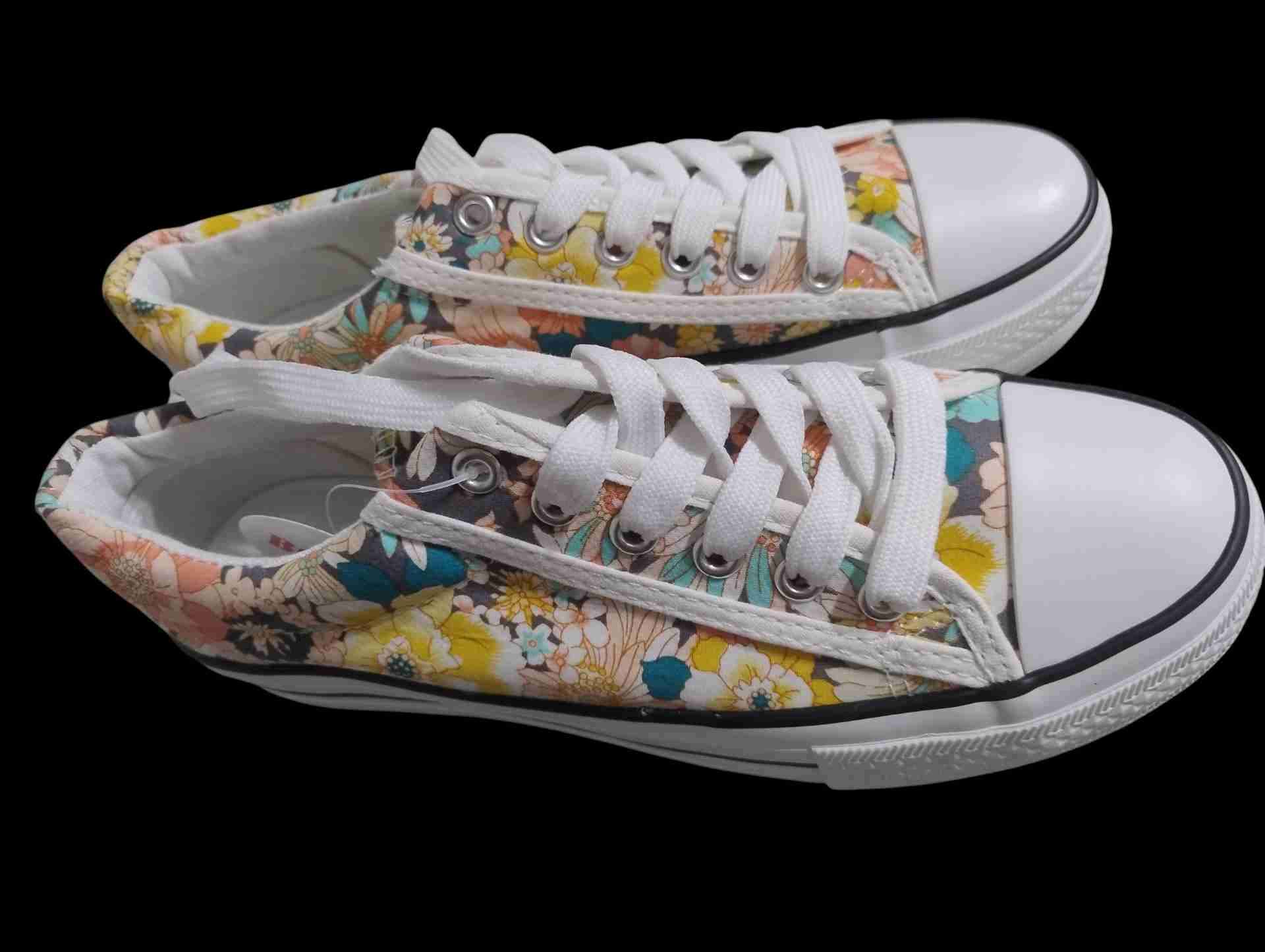 Zapatillas con plataforma estampadas 38 - miniatura 2