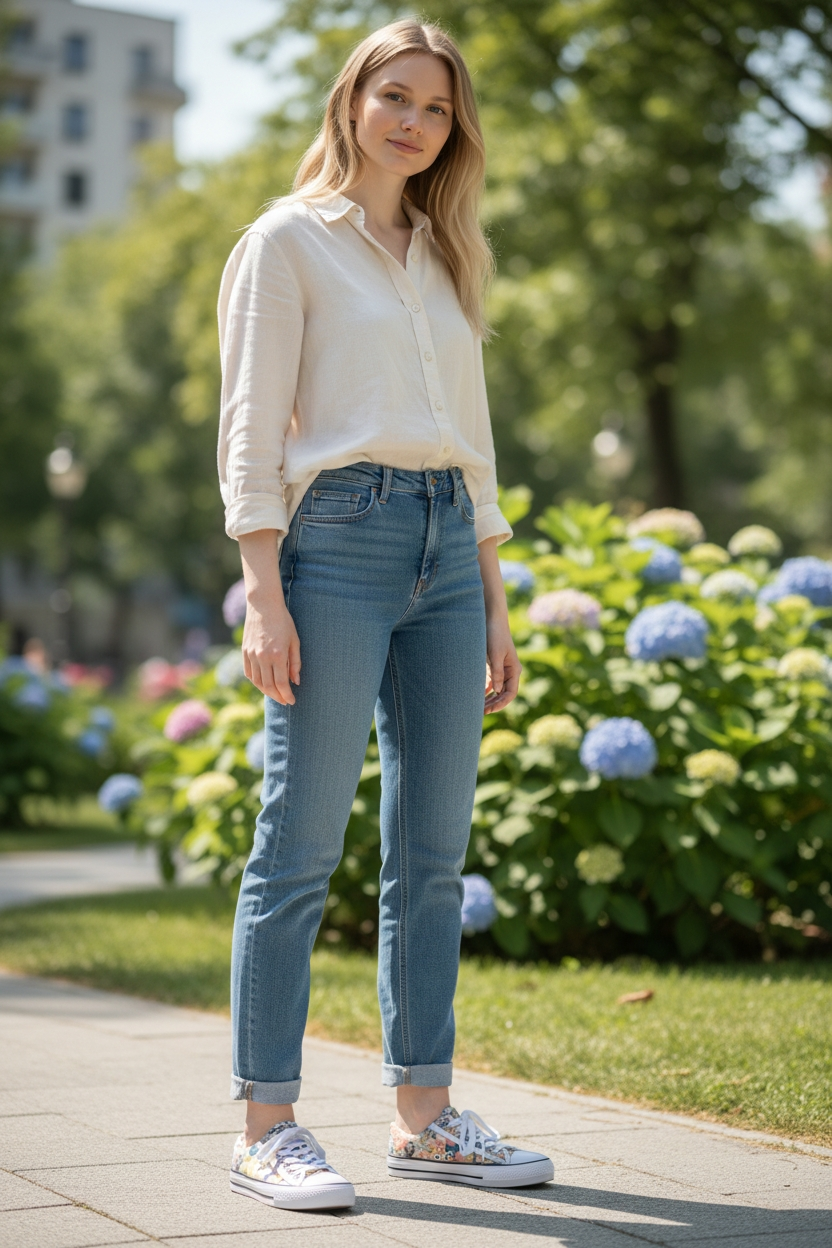 Zapatillas con plataforma estampadas 38 - miniatura 3