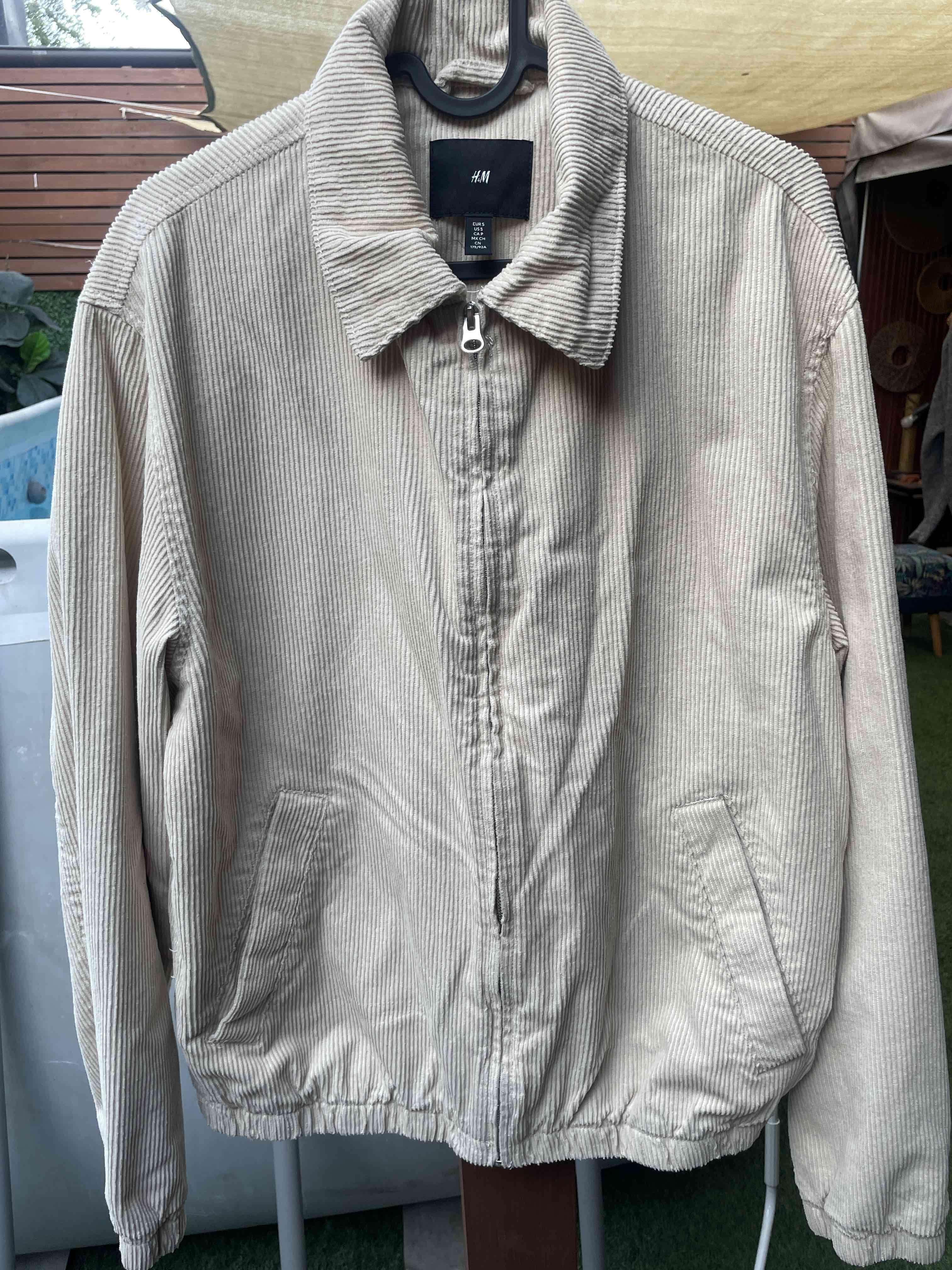 Chaqueta de pana beige