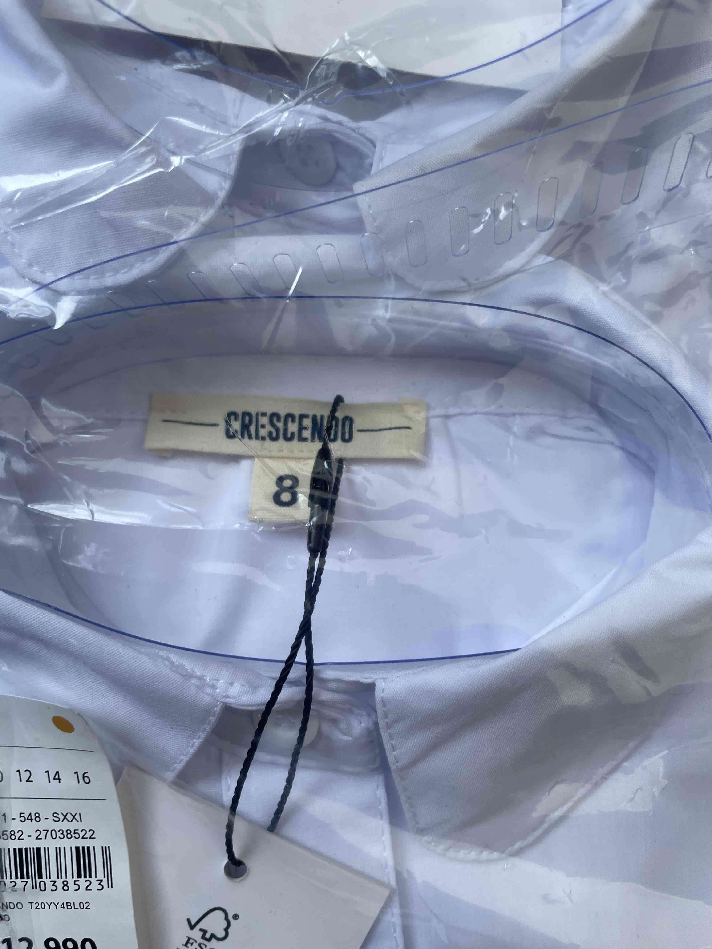 Blusas blanca manga larga nueva - miniatura 2