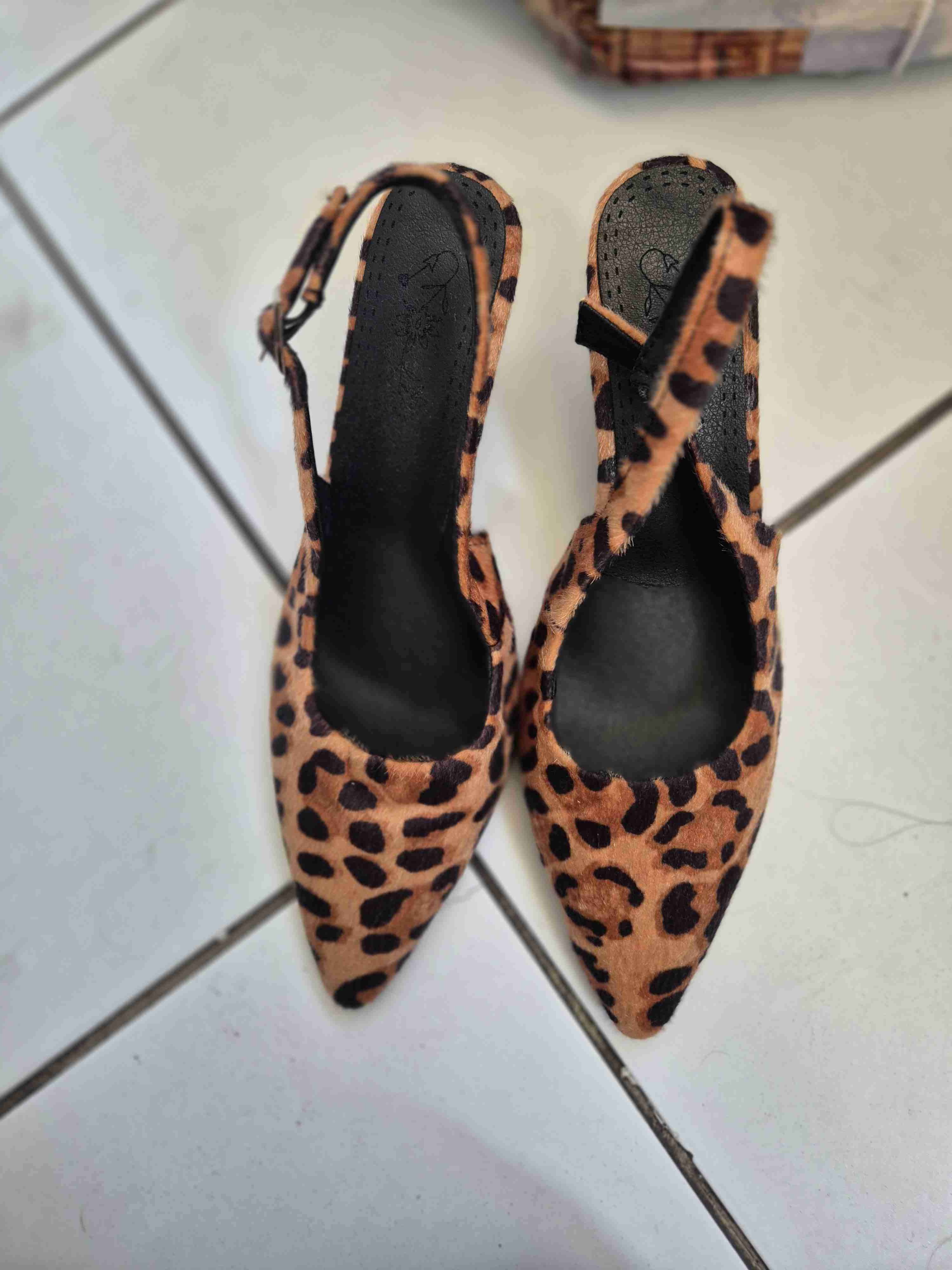 Zapatos de tacón animal print - miniatura 2