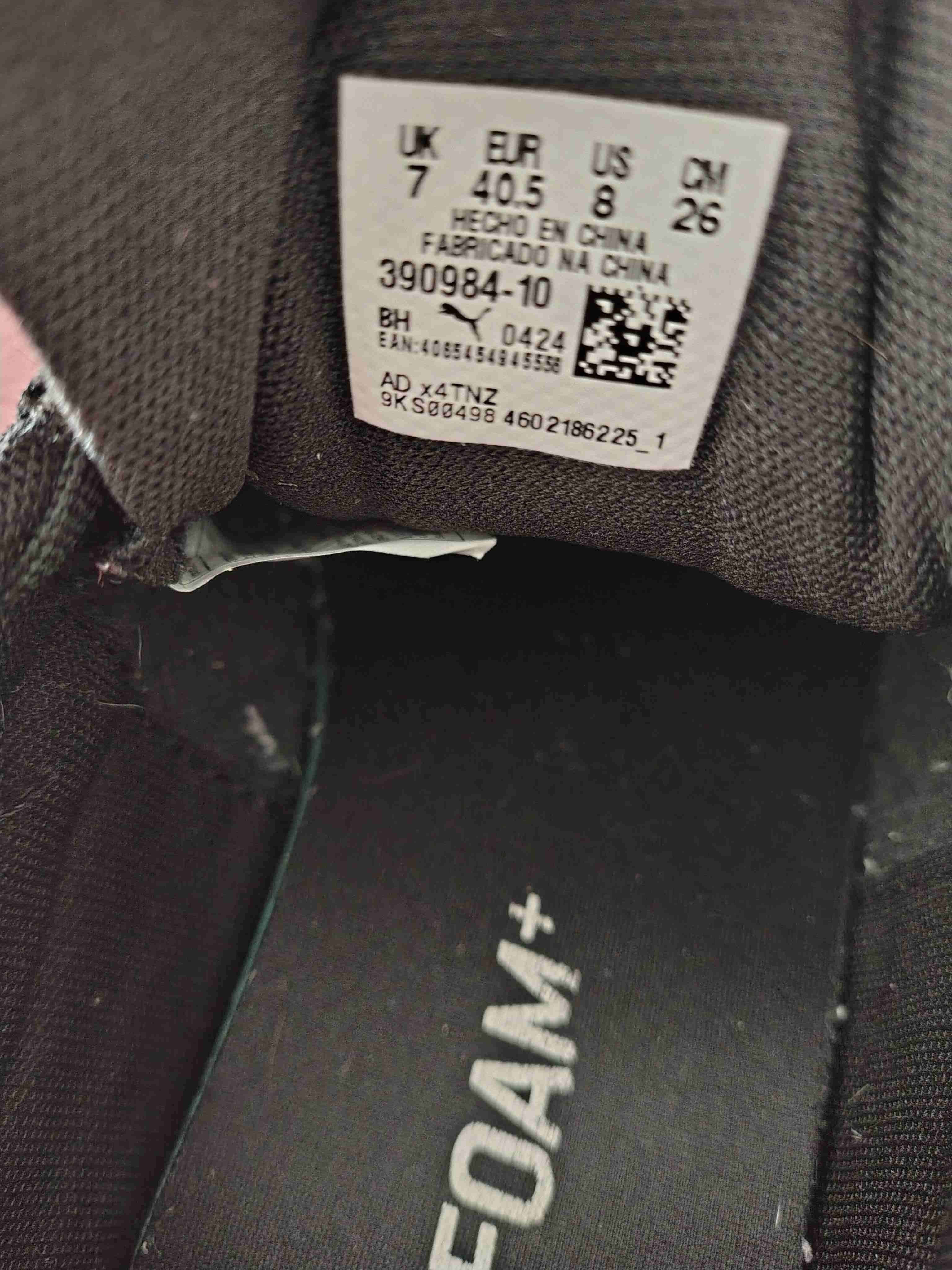 Zapatillas negras Puma urbanas - miniatura 4