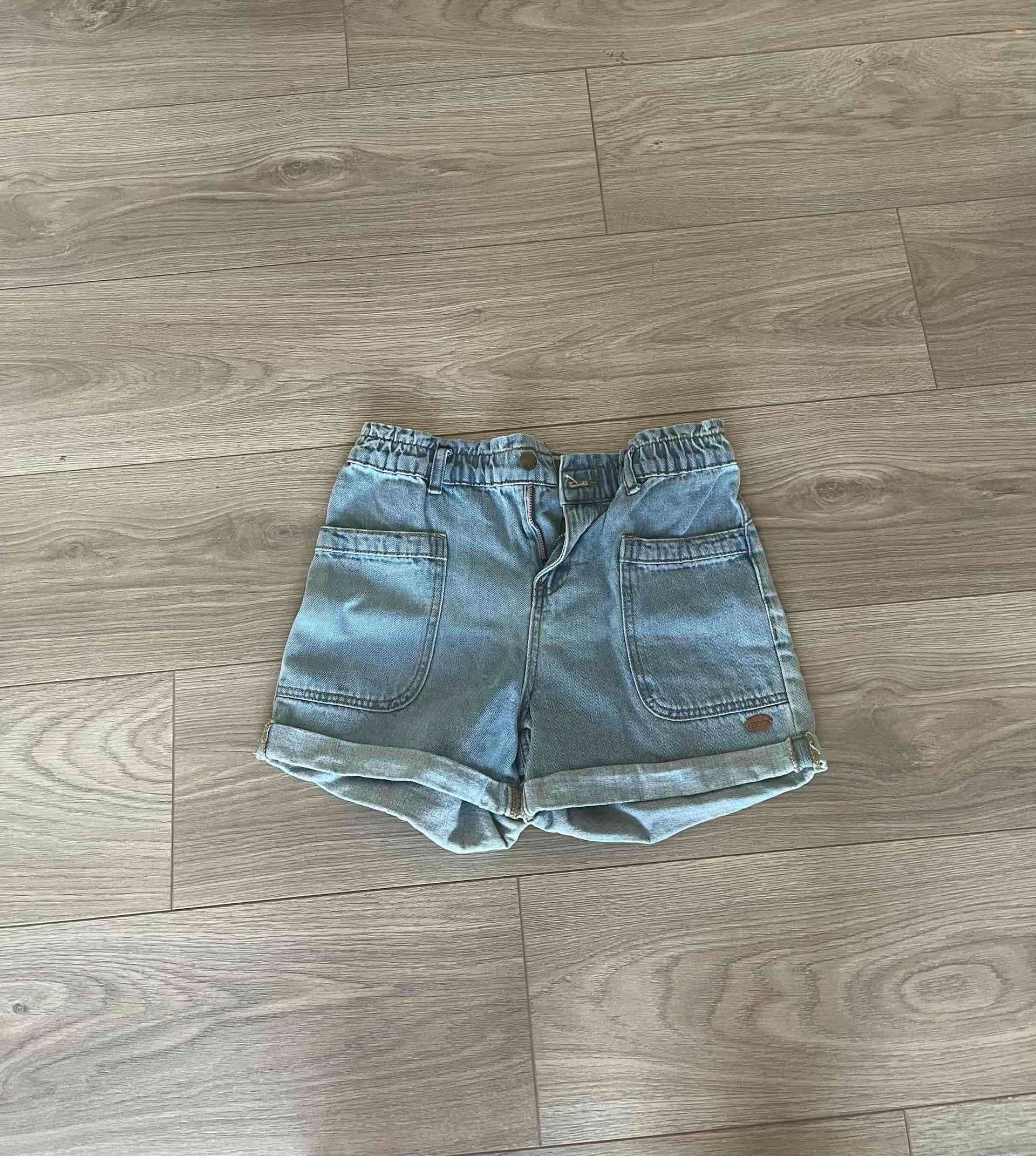 Shorts de mezclilla azul niña talla 14