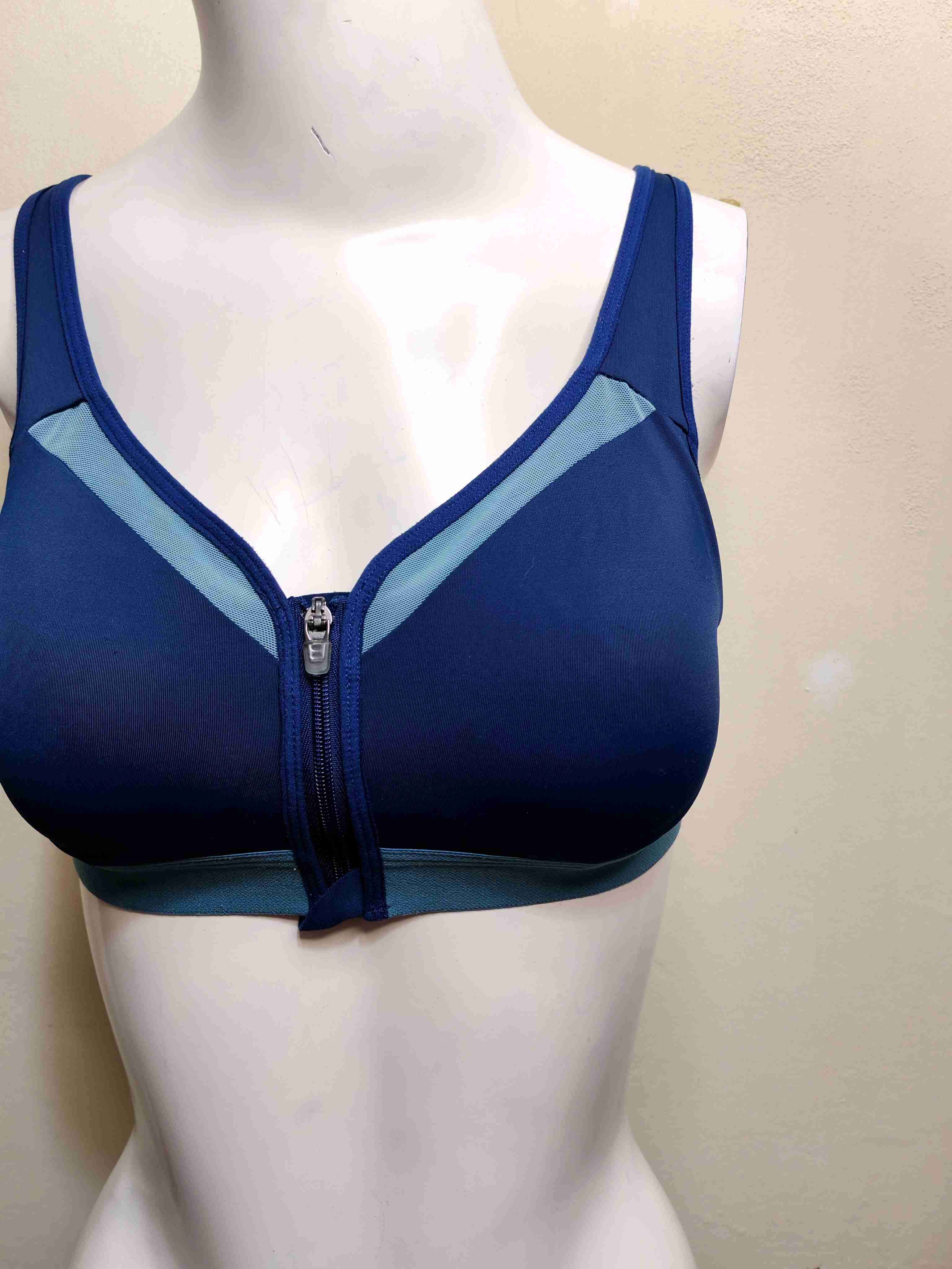 Champion Sostén deportivo azul con cierre - miniatura 4