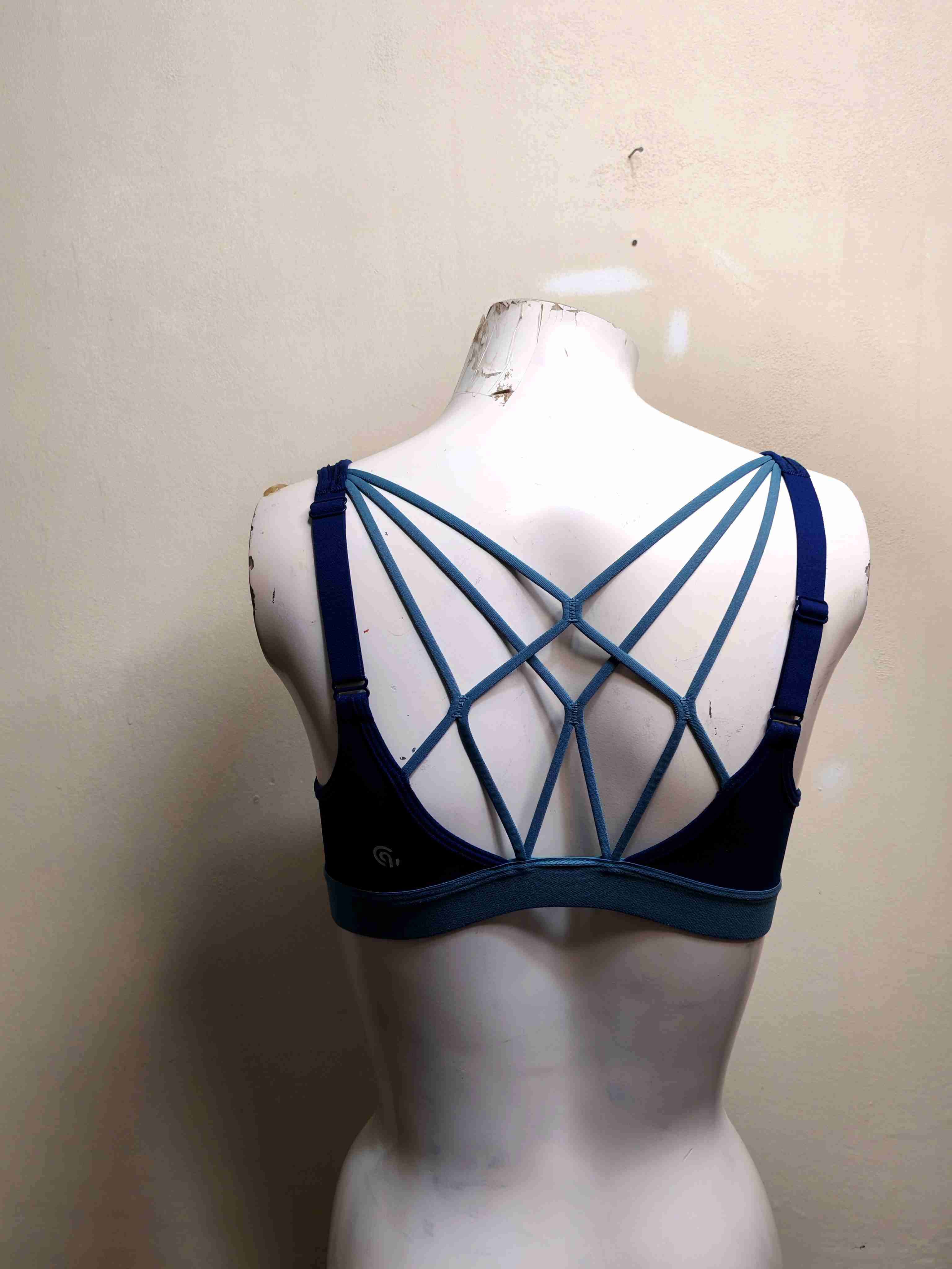 Champion Sostén deportivo azul con cierre - miniatura 5