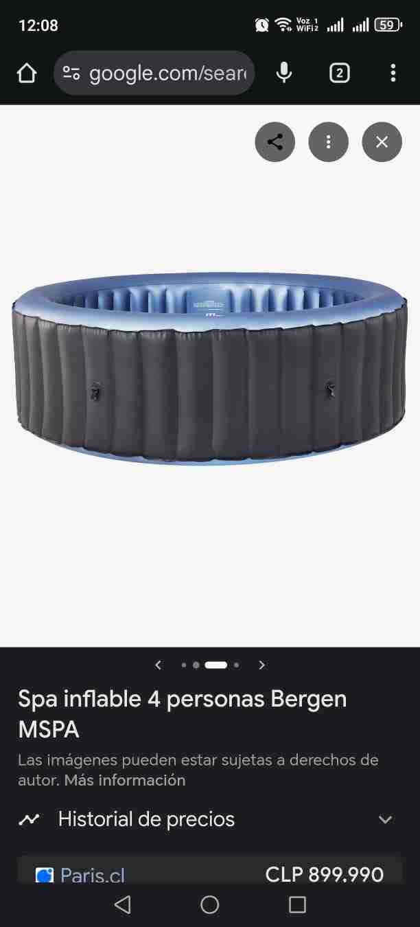 Spa inflable 4 personas