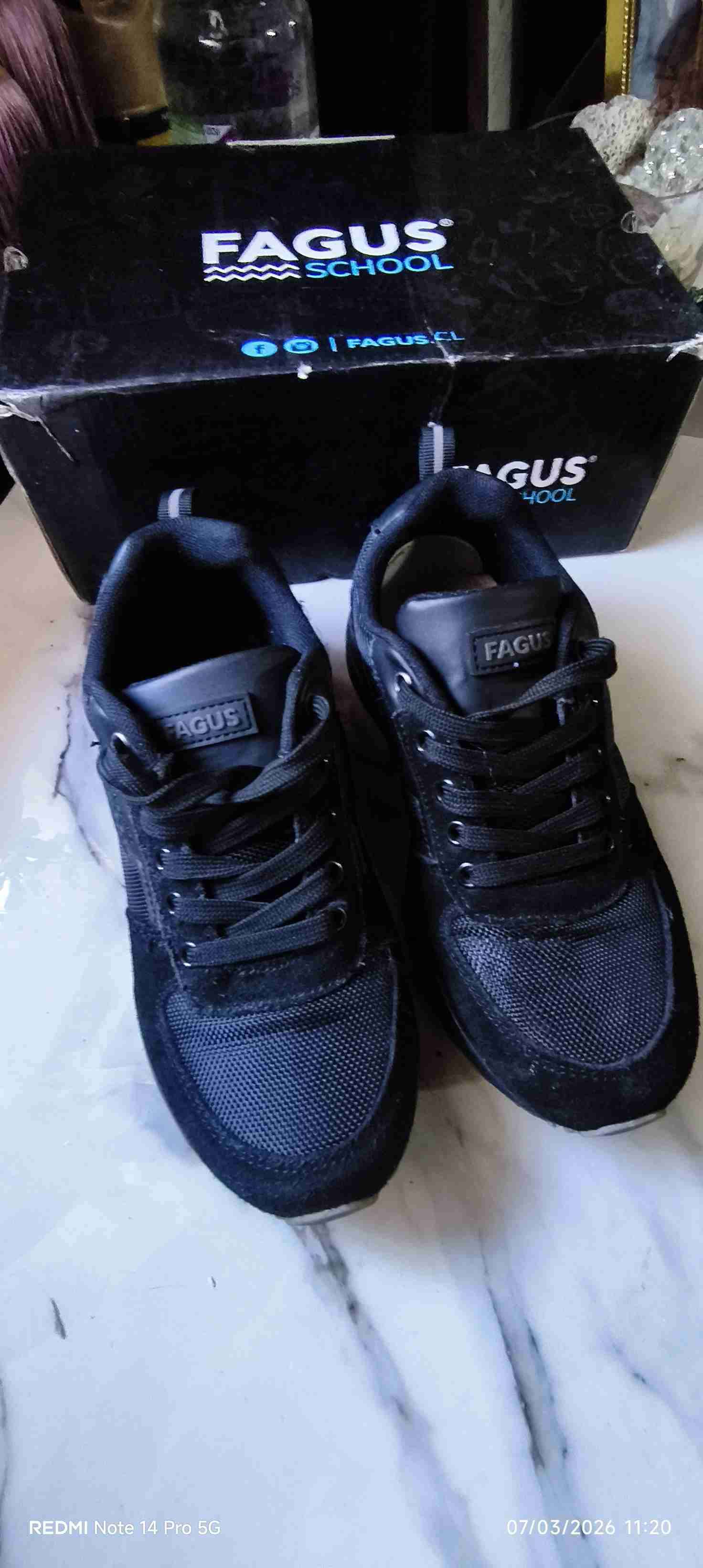 Zapatillas negras Fagus School - miniatura 2