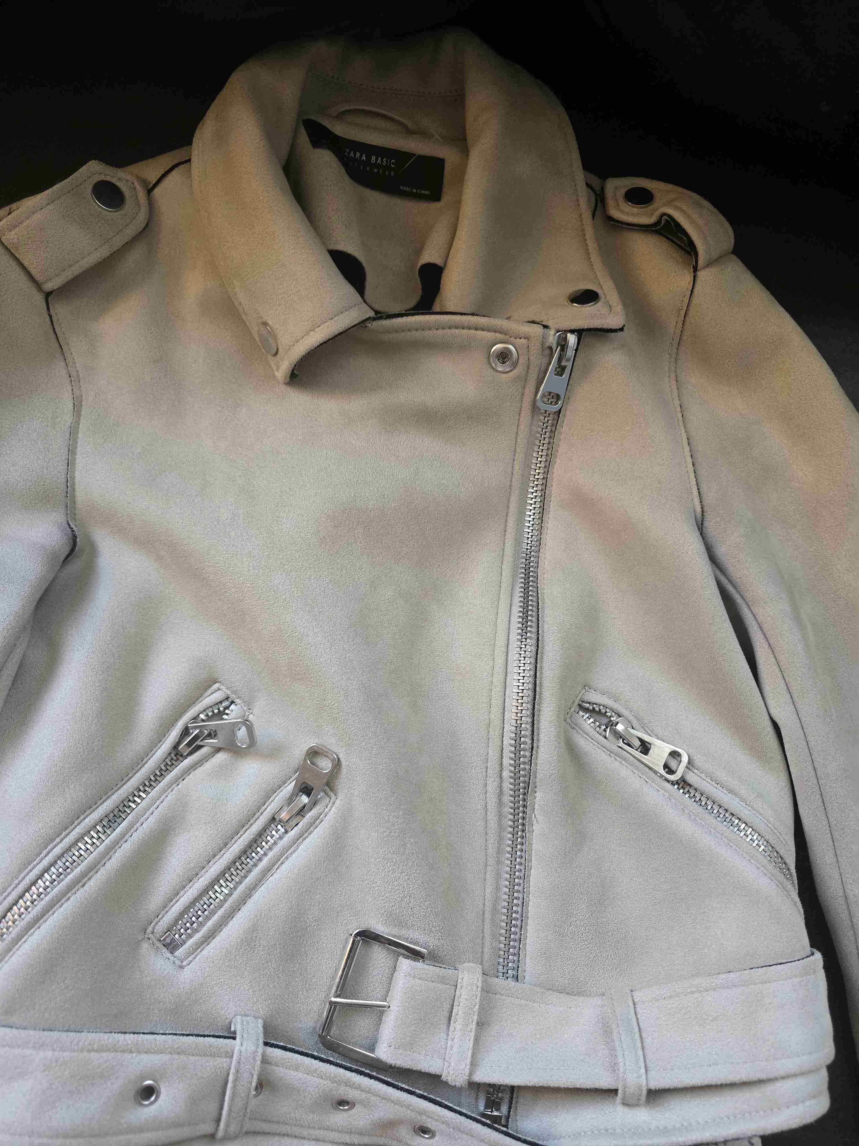 Chaqueta beige Zara Basic