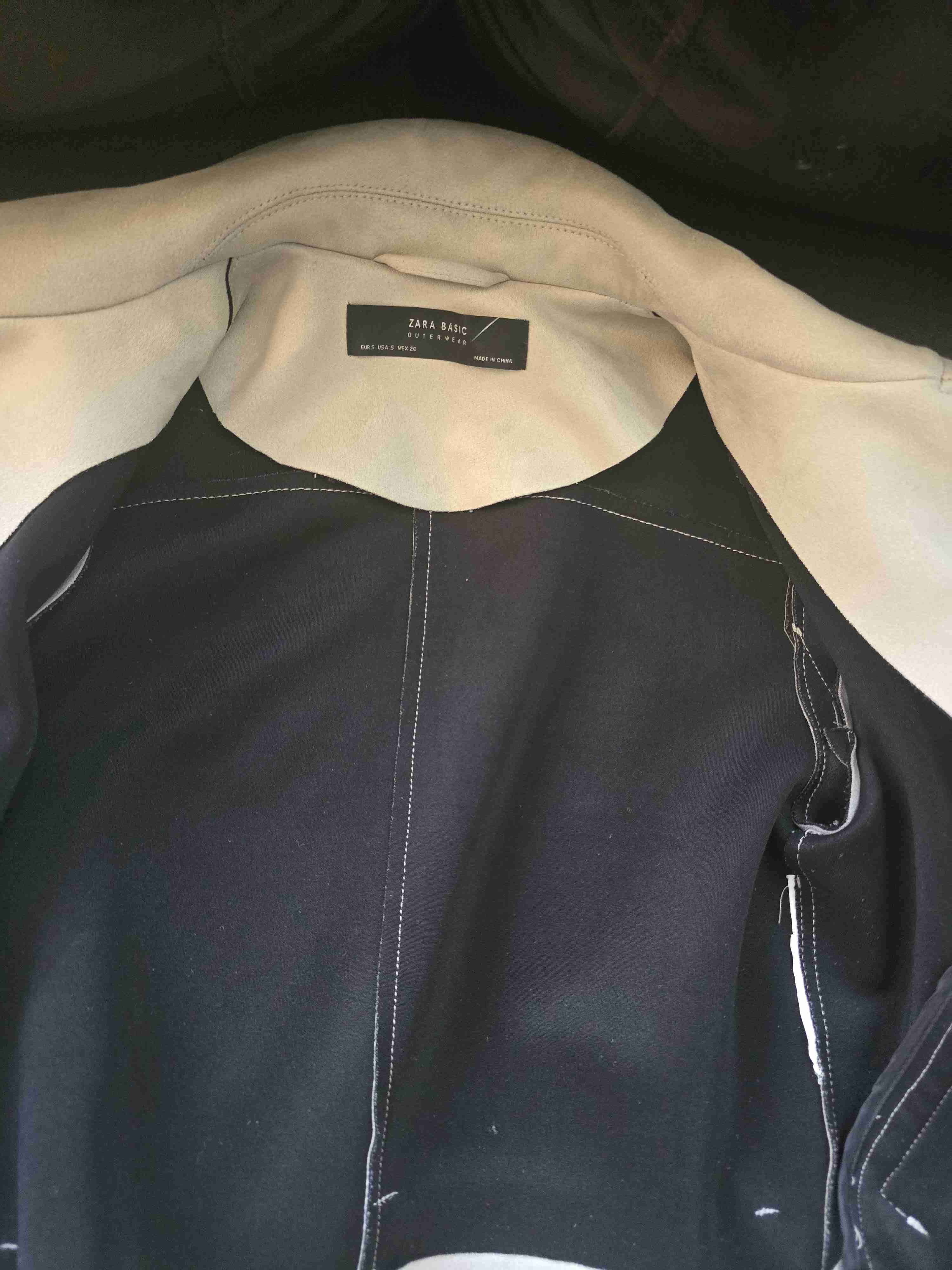 Chaqueta beige Zara Basic - miniatura 3