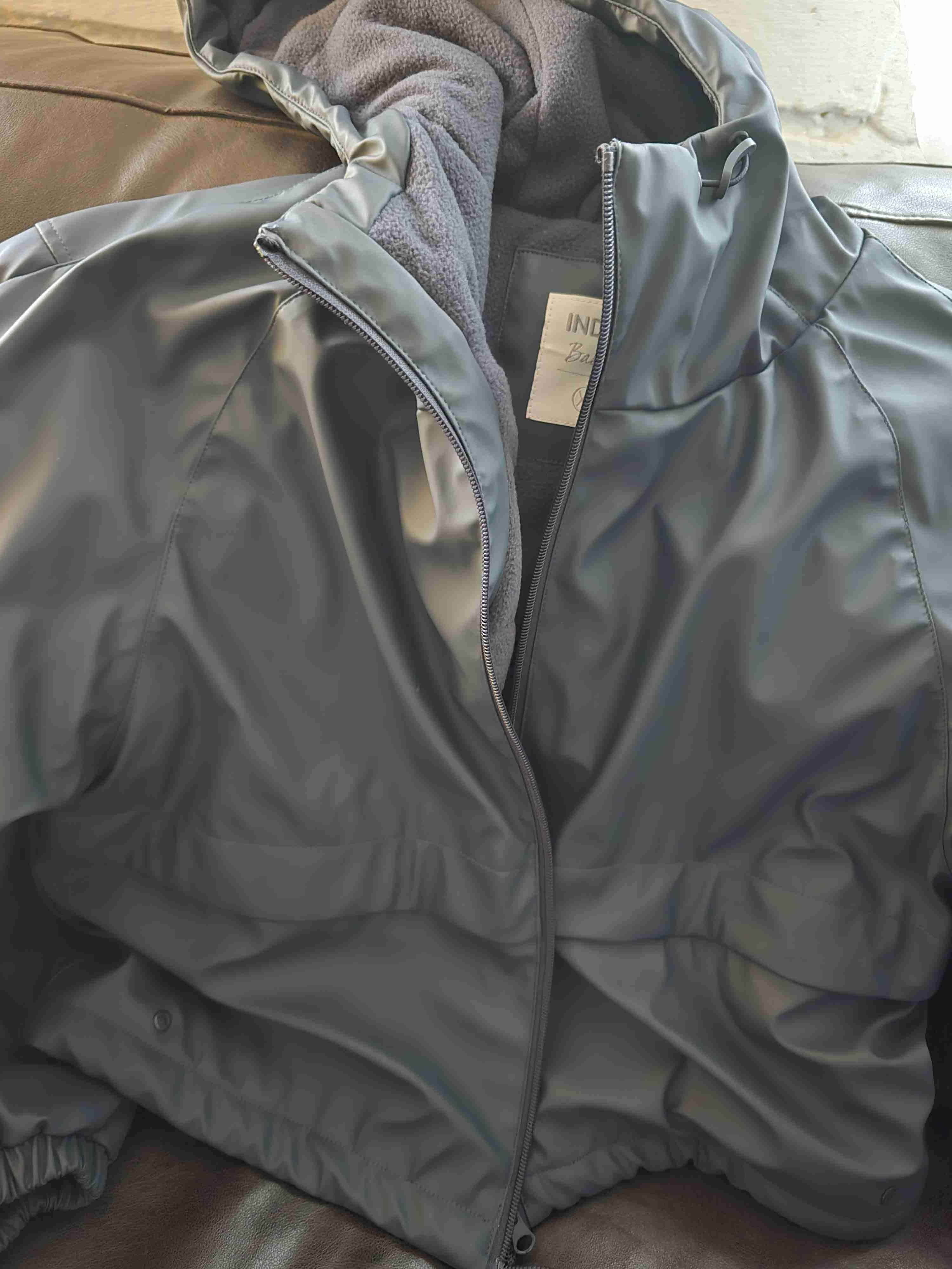 Chaqueta index impermeable azul marino - miniatura 3