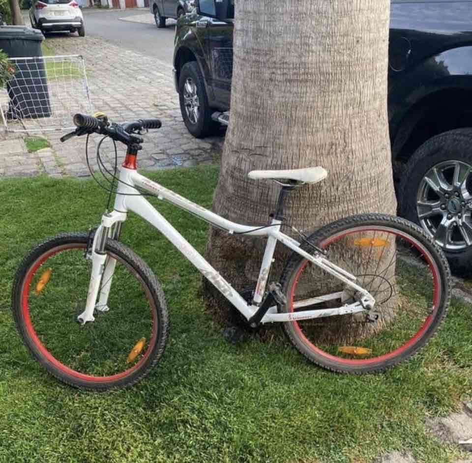 Bicicleta GIANT mujer  montaña blanca