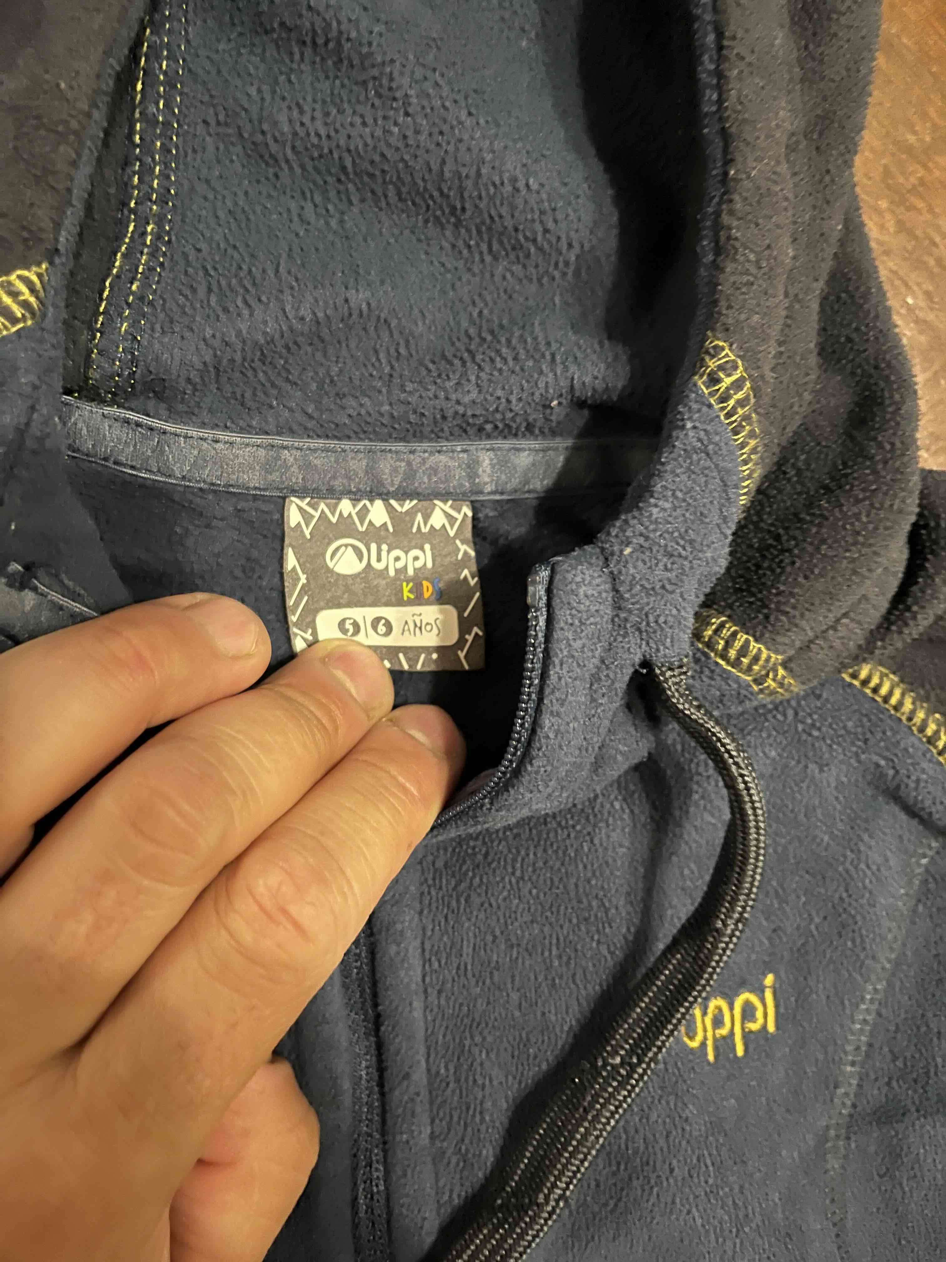 Polerón Lippi azul con capucha - miniatura 2