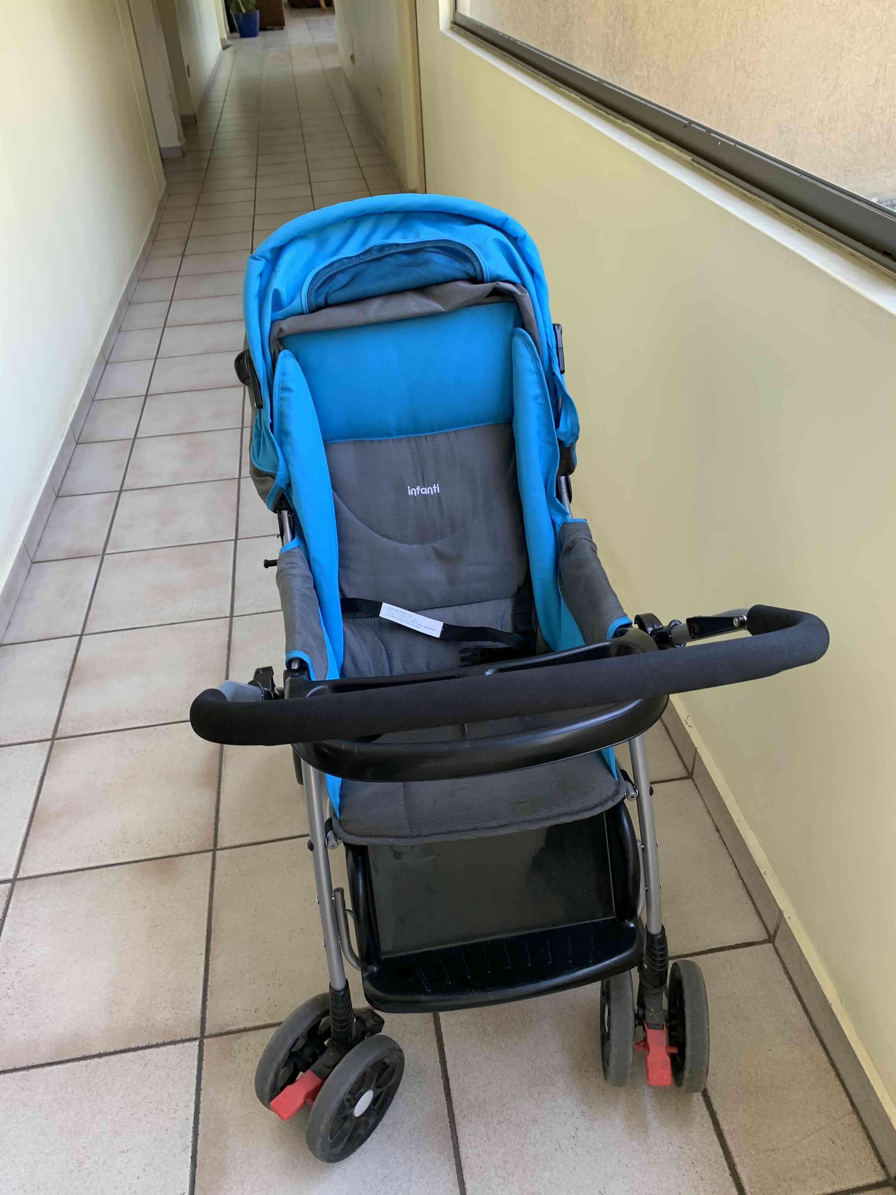 Coche para bebé Infanti azul - miniatura 4