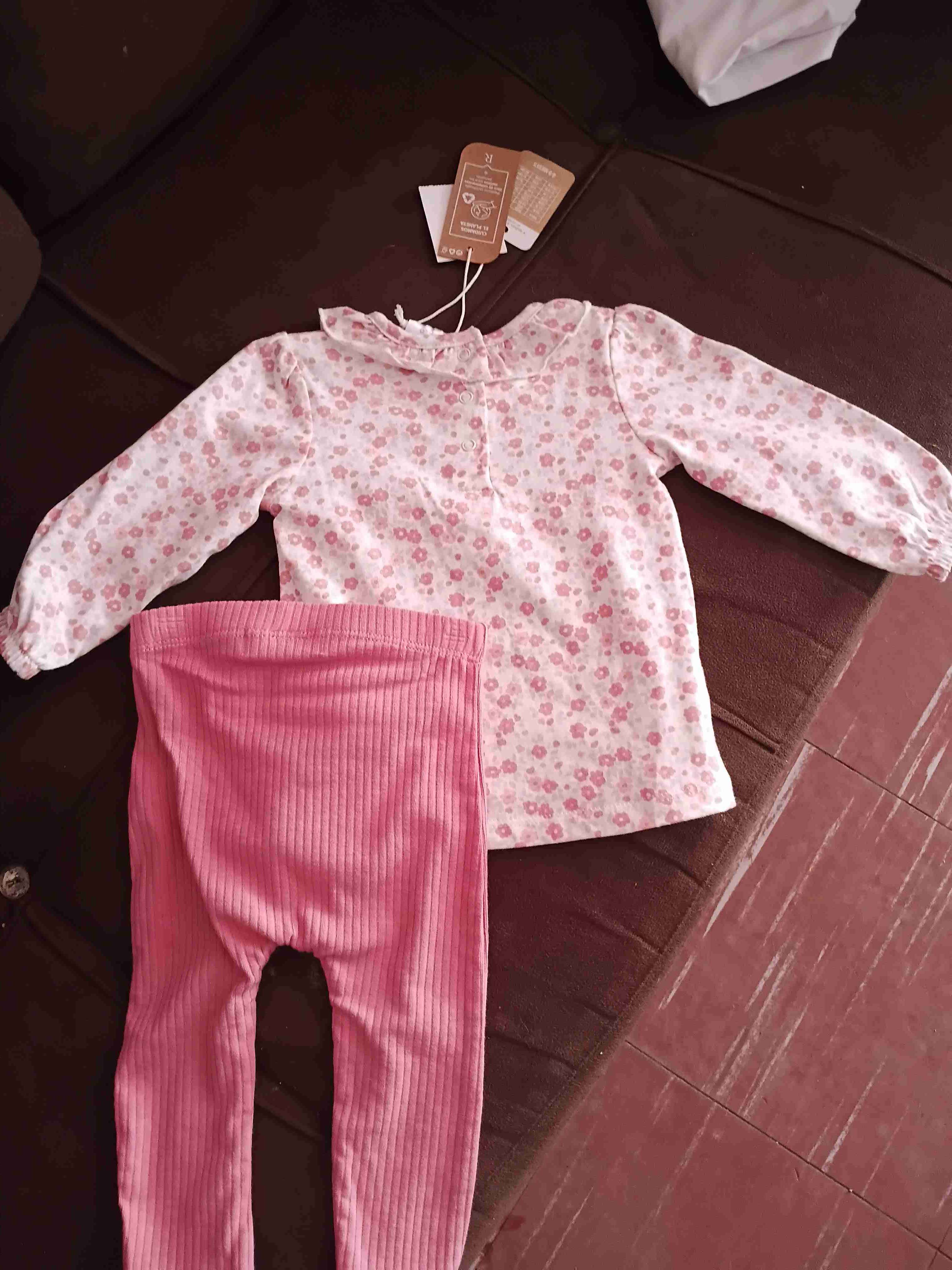 Conjunto bebé dos piezas floral - miniatura 3