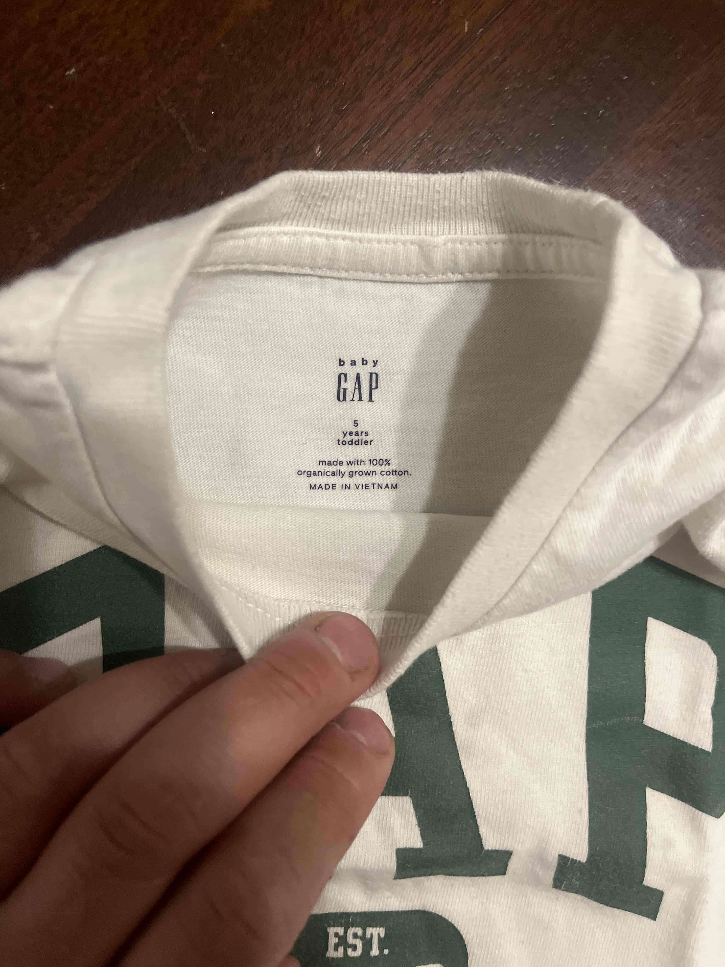 Polera GAP clásica blanca - miniatura 2