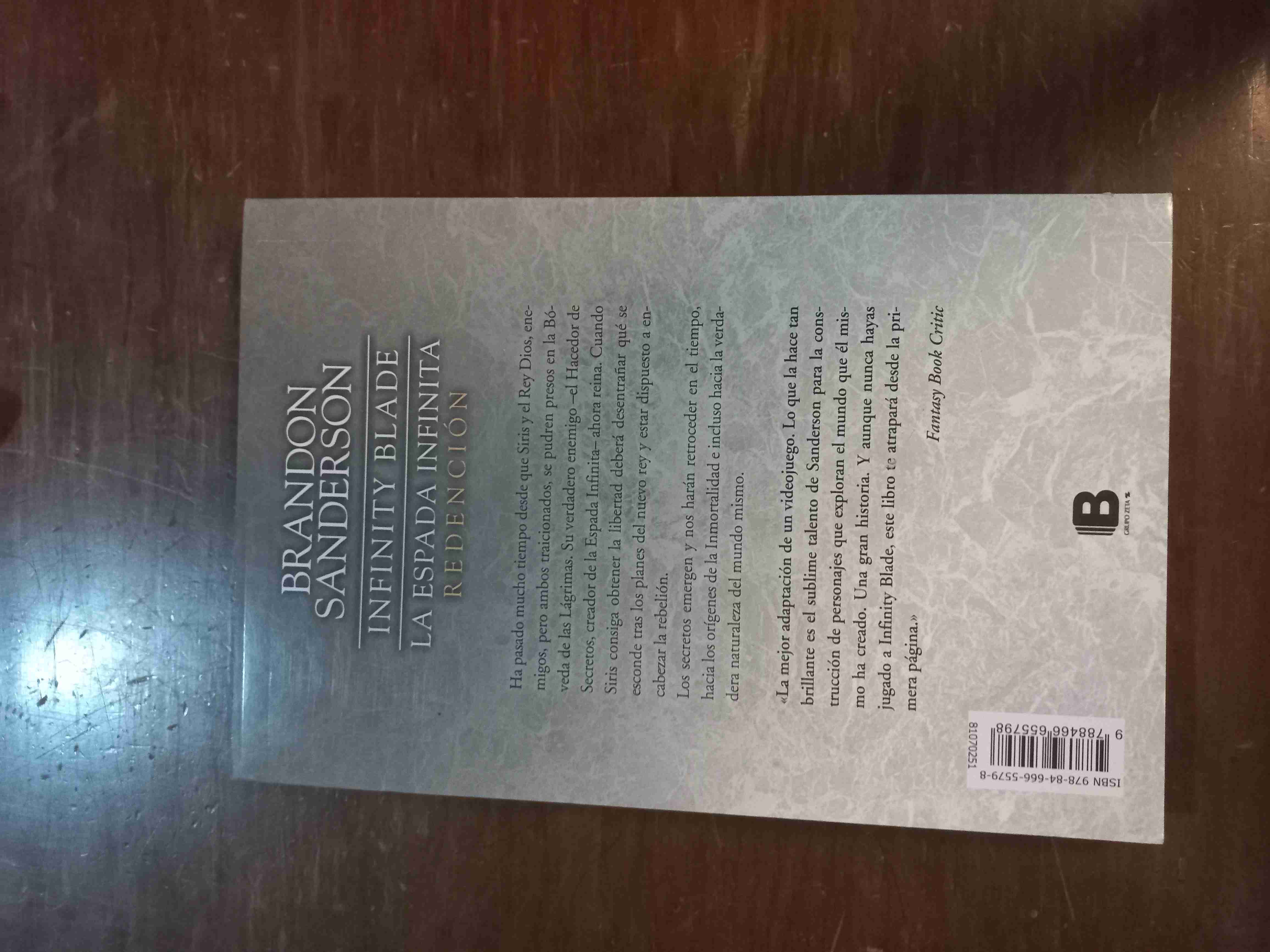 Libro Infinity Blade Brandon Sanderson - miniatura 2