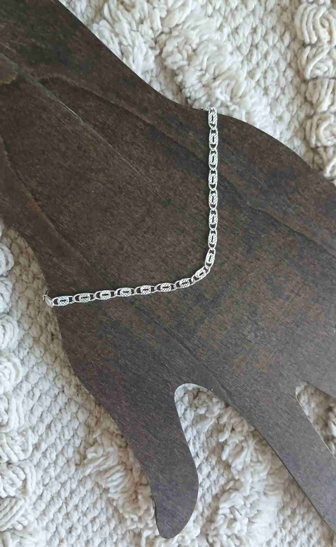 Pulsera de plata eslabones