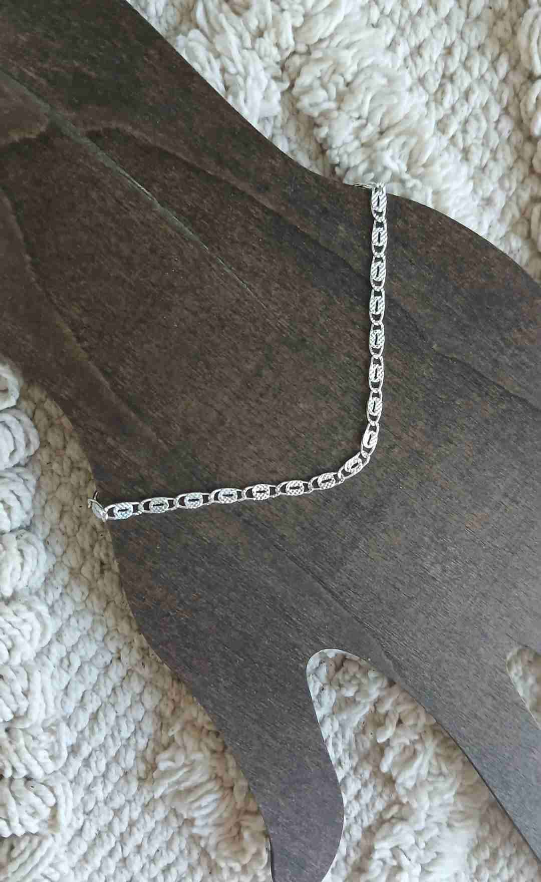 Pulsera de plata eslabones - miniatura 2