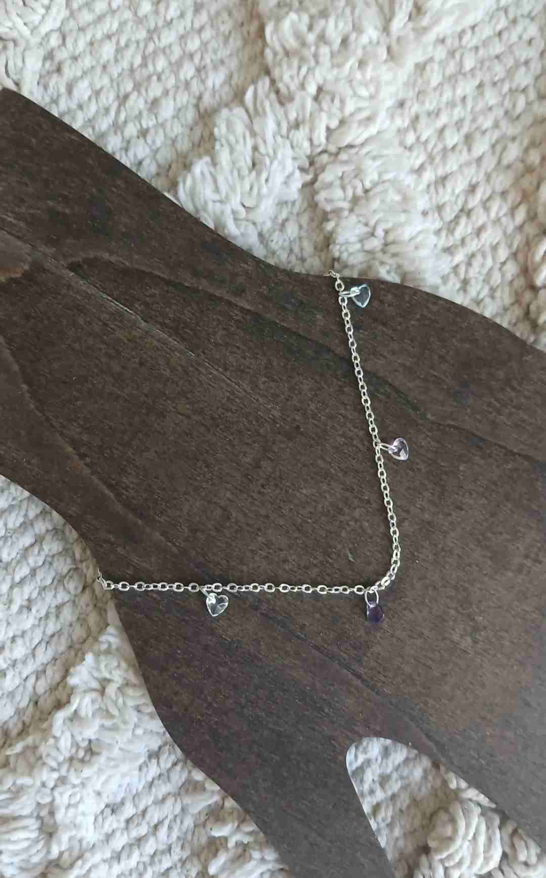 Pulsera de Plata con piedritas - miniatura 2