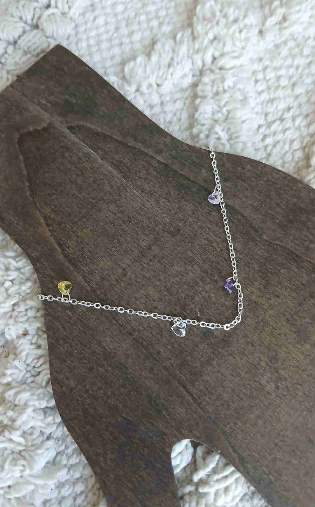 Pulsera de Plata con piedritas - miniatura 3
