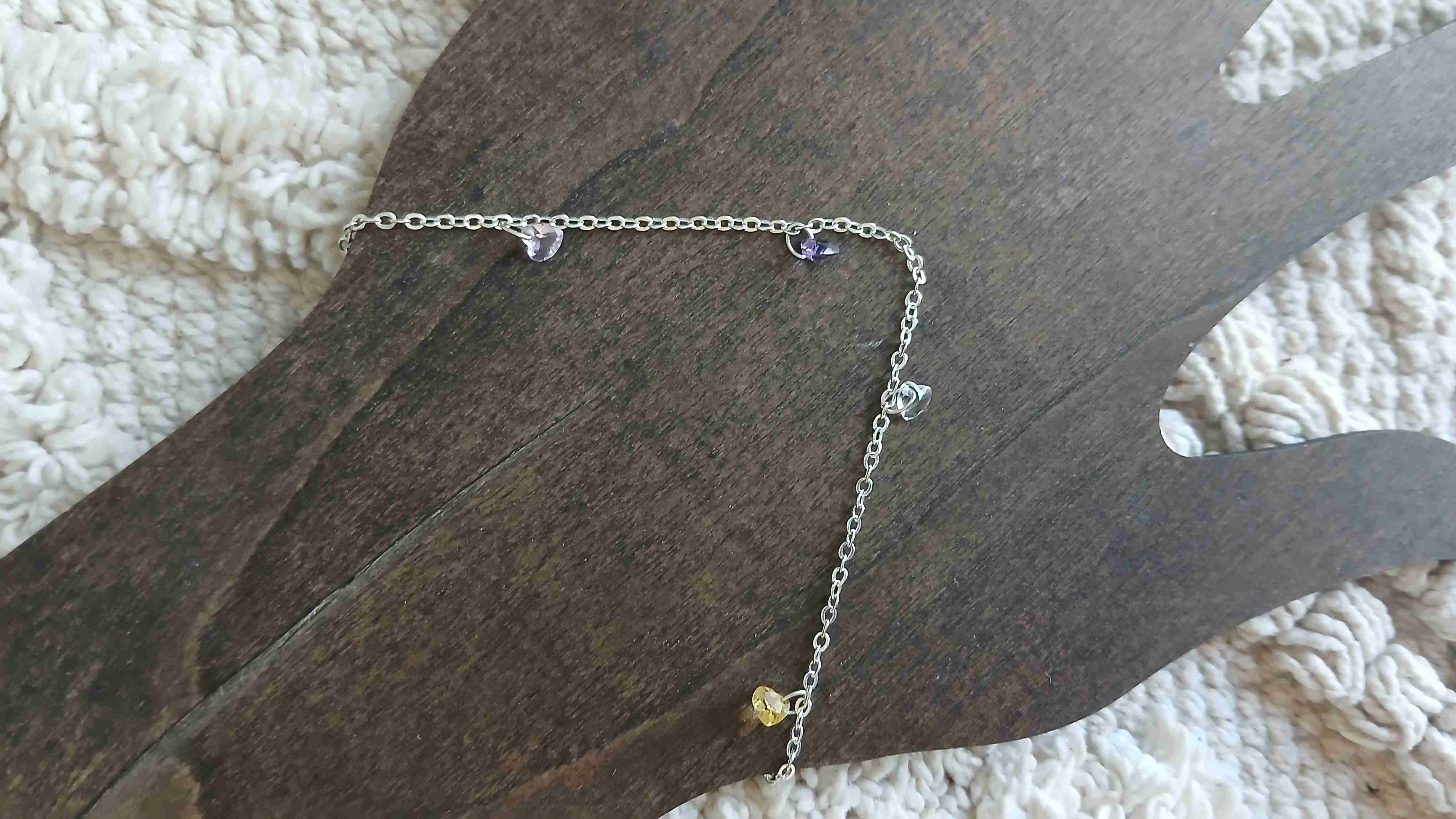 Pulsera de Plata con piedritas - miniatura 5