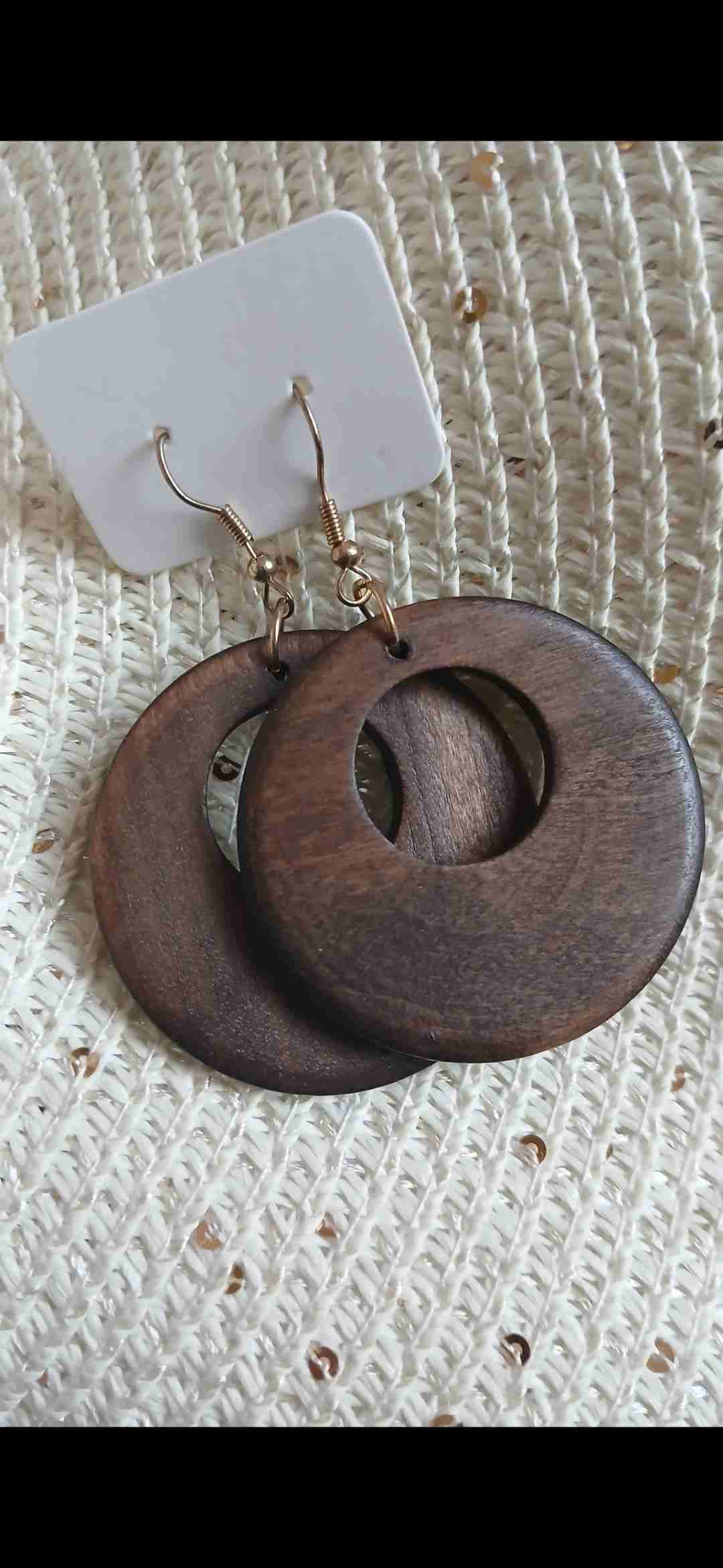 Aros grandes de madera - miniatura 2