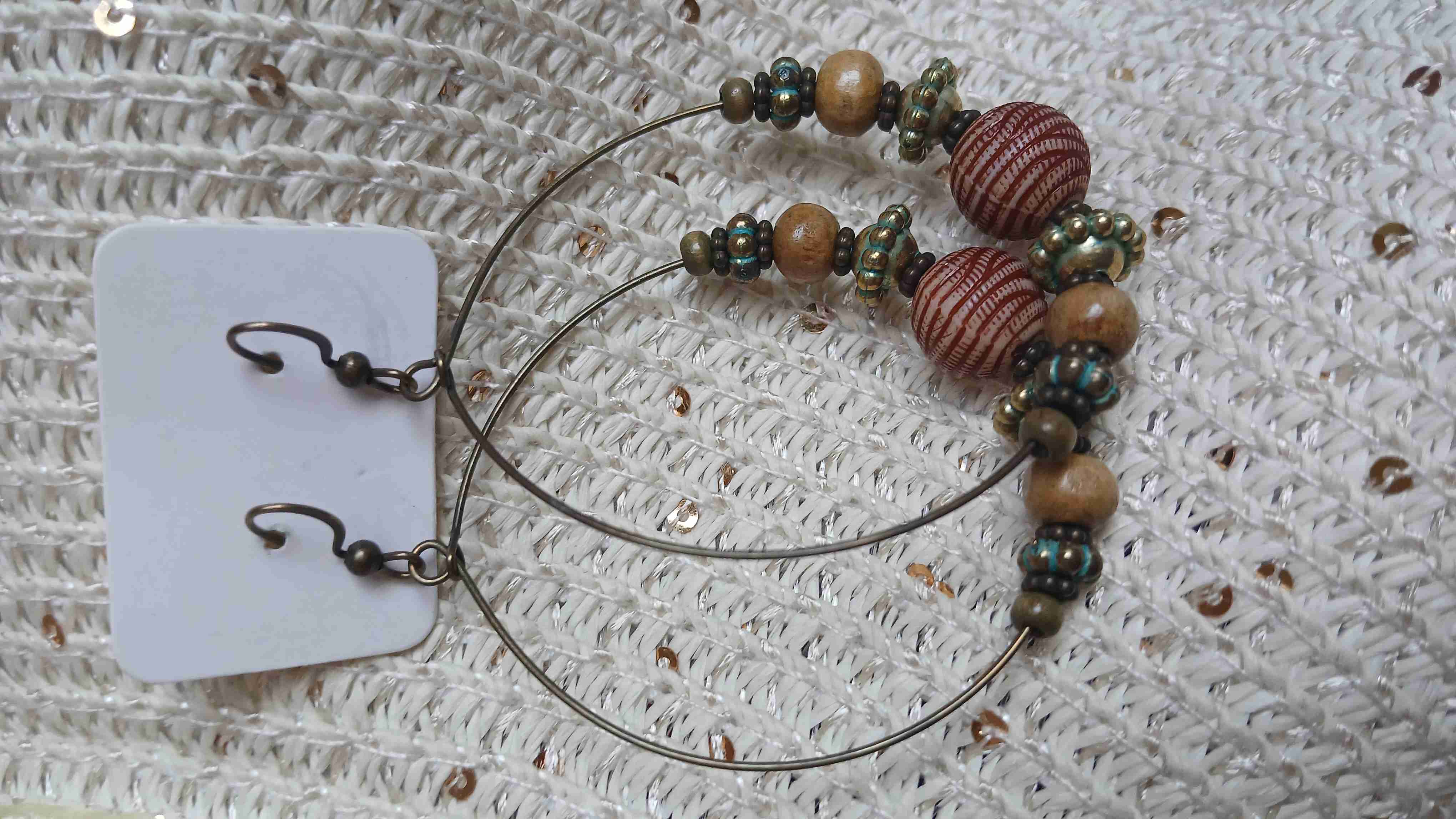 Aros colgantes estilo bohemio - miniatura 2
