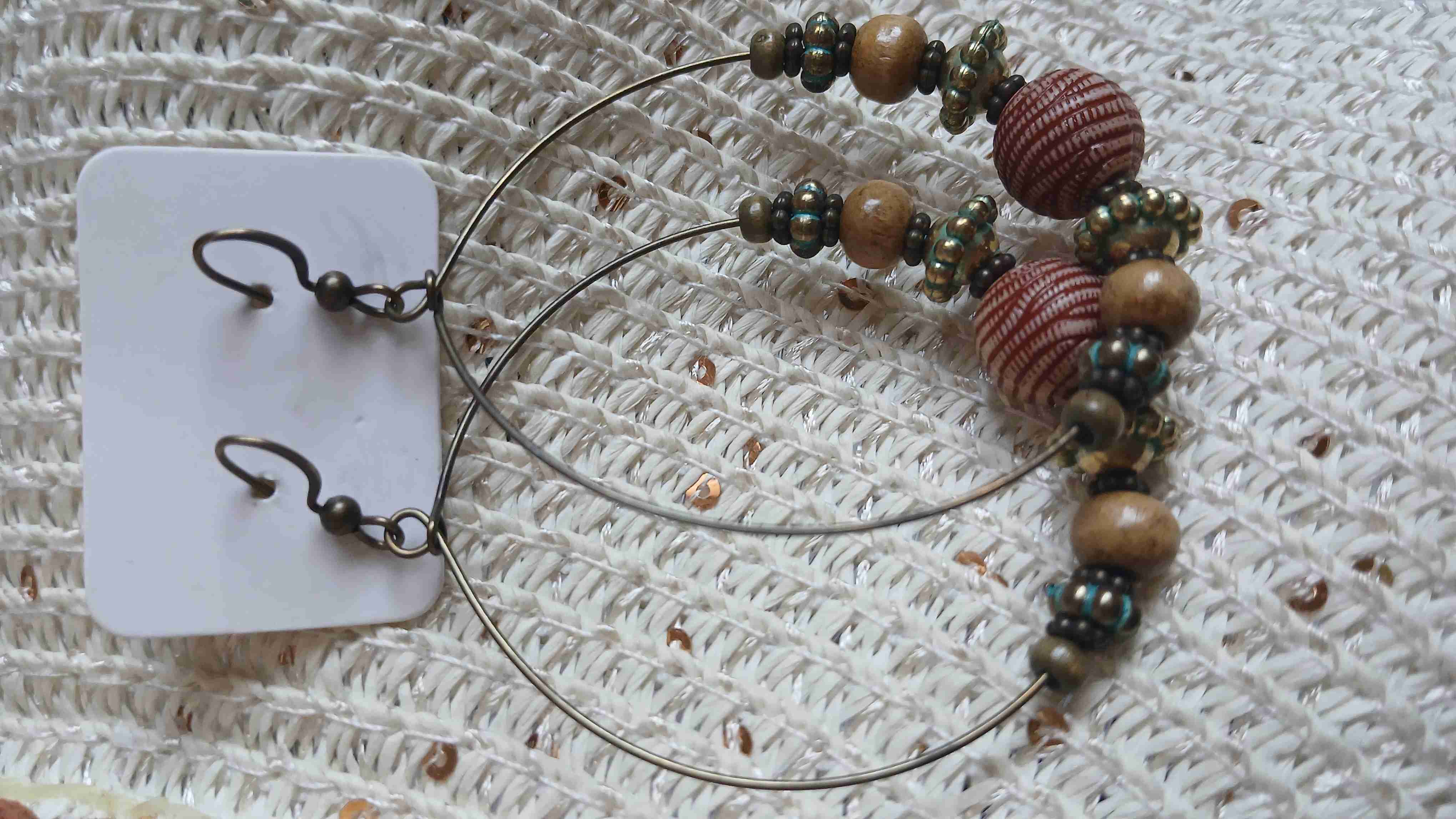 Aros colgantes estilo bohemio - miniatura 5