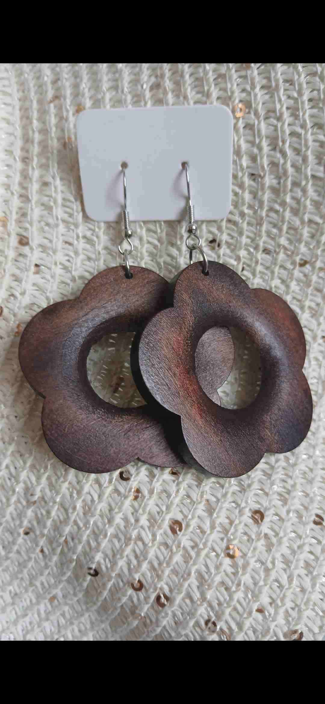 Aros de madera floral - miniatura 3