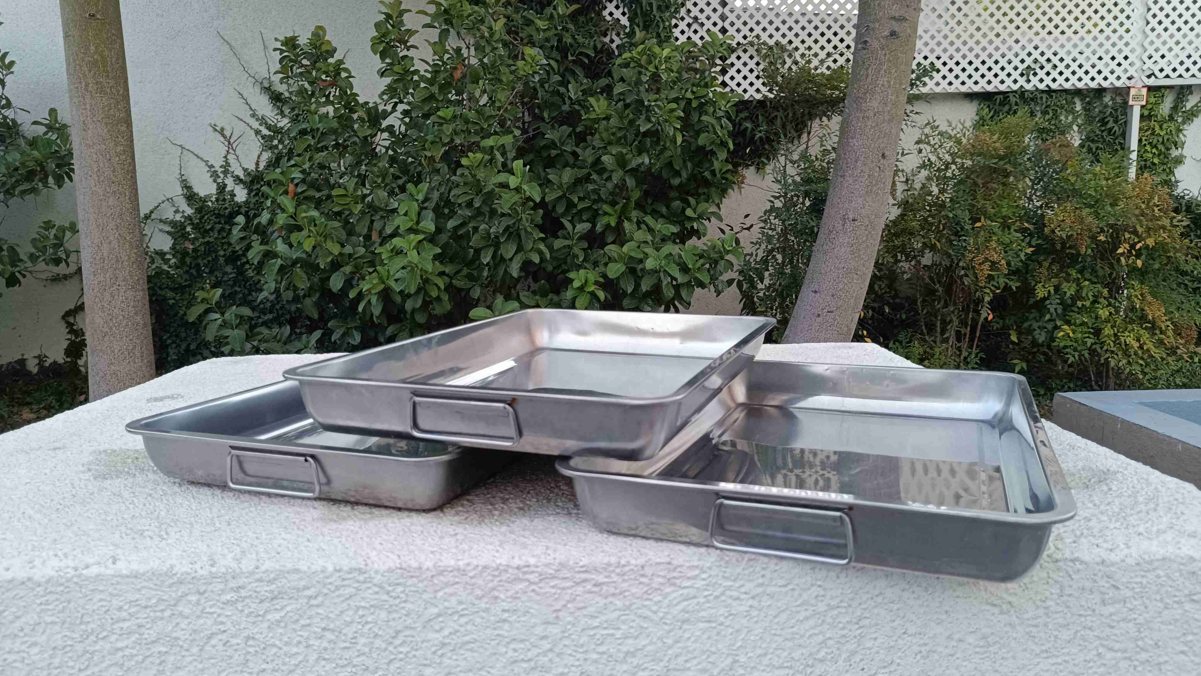 Bandejas de acero inoxidable