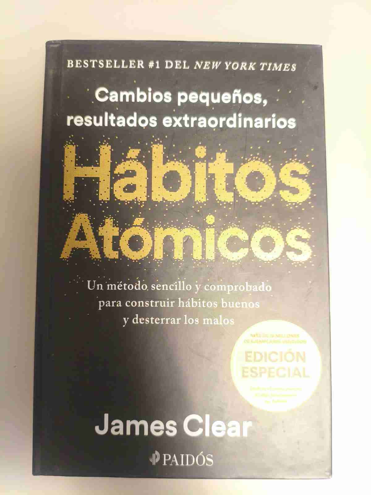 Libro Hábitos Atómicos James Clear