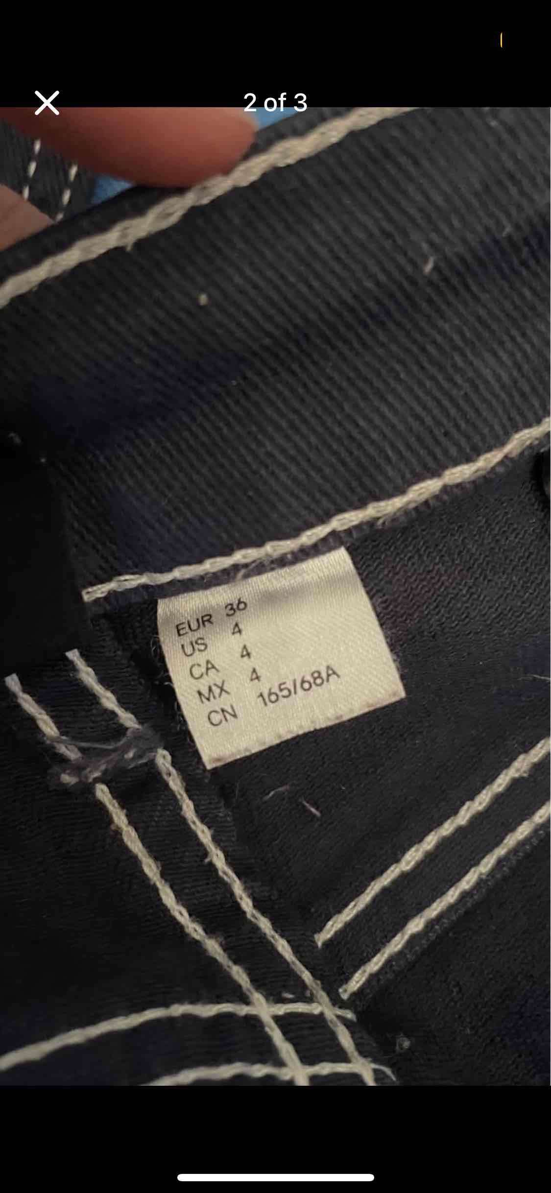 Jeans azul oscuro mujer - miniatura 2