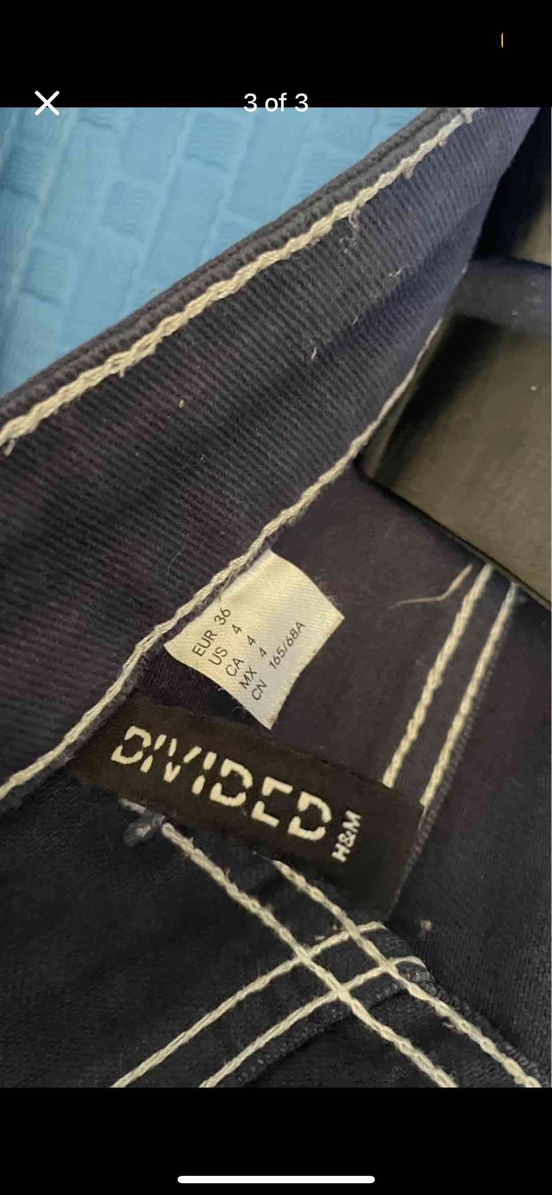 Jeans azul oscuro mujer - miniatura 3