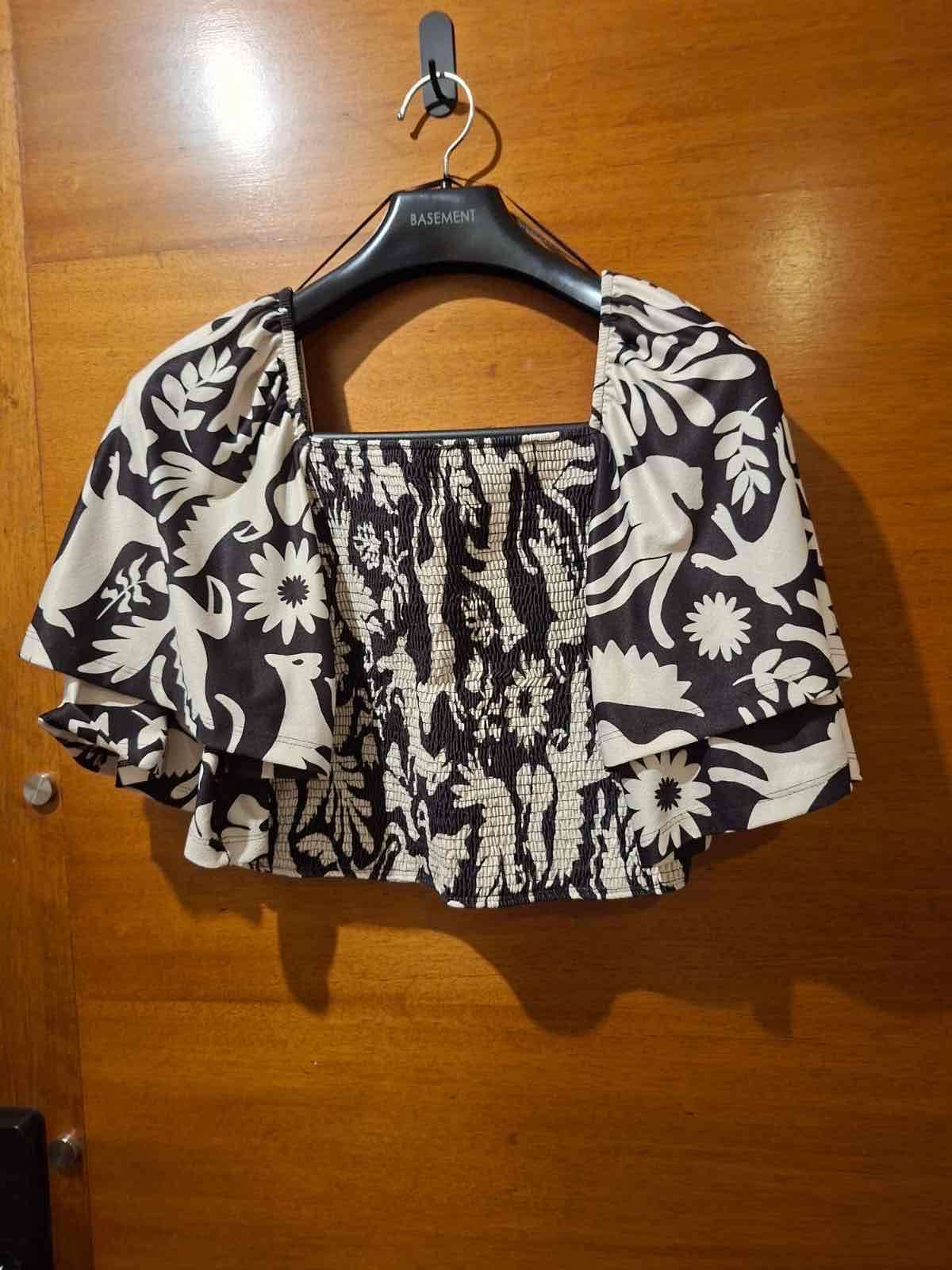 Blusa estampada Brasil