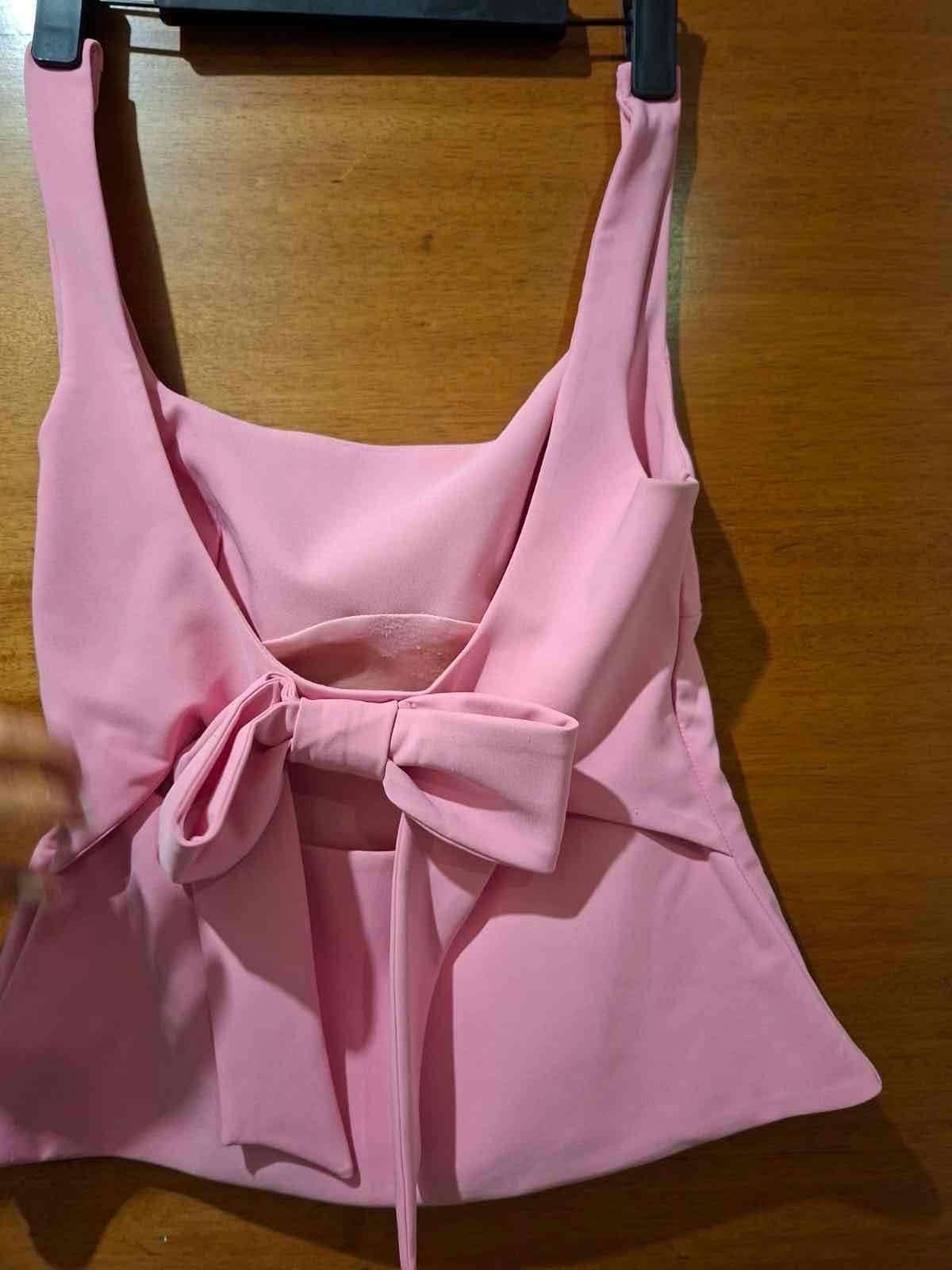 Top sin mangas rosa - miniatura 6